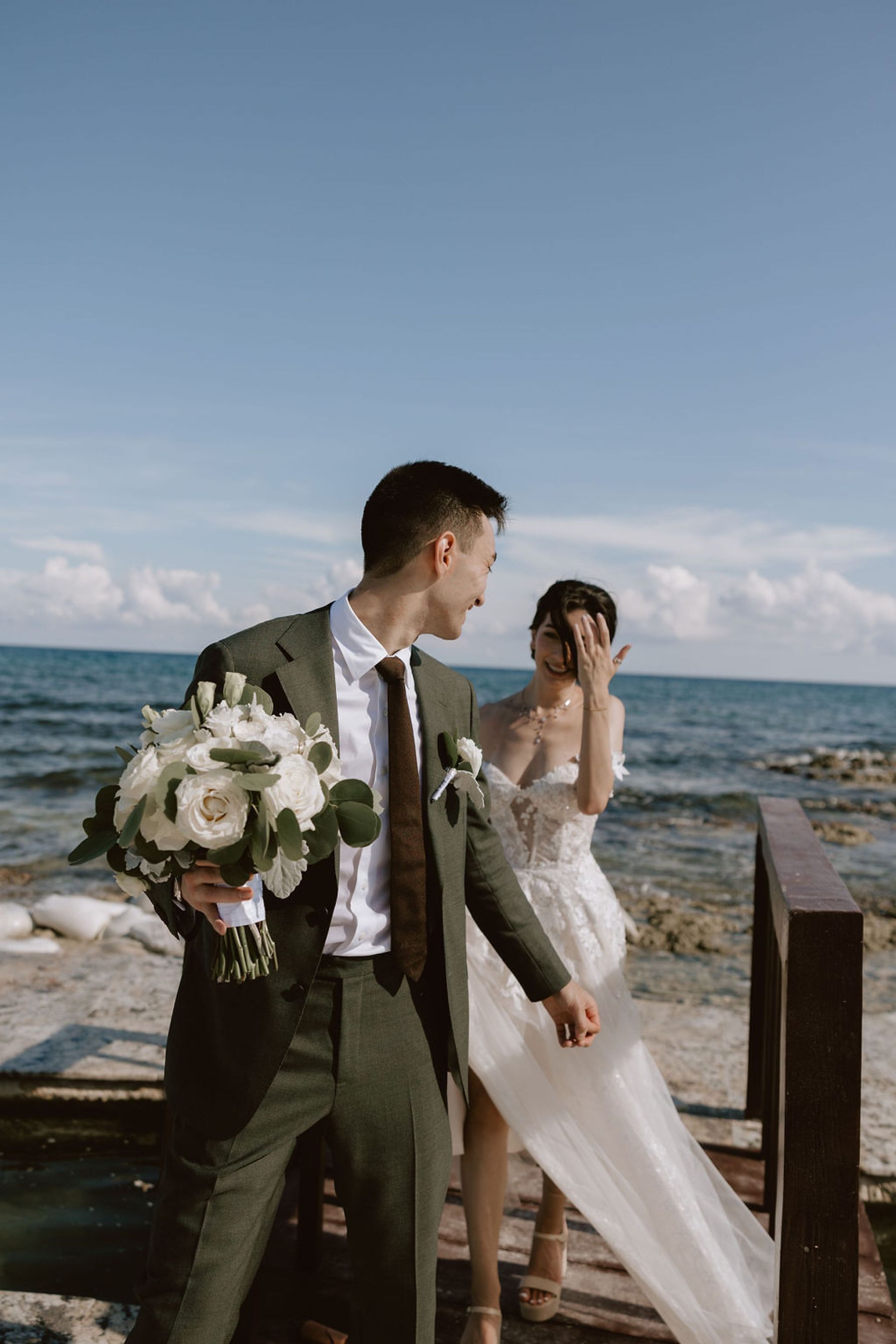 Vows Beneath the Cancun Sun: Marielle &amp; Kieran’s Joyful Wedding at TRS Yucatan  photo