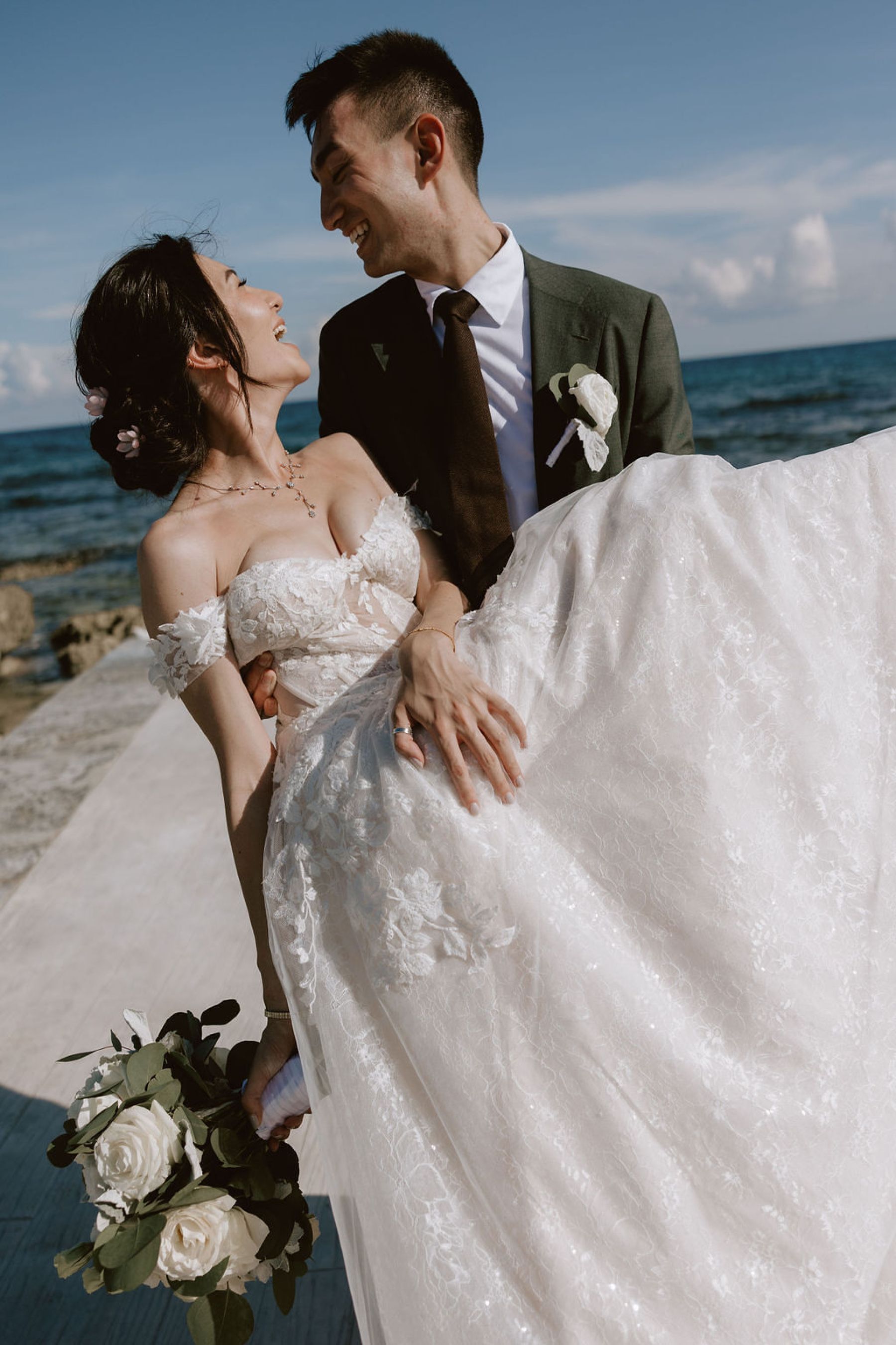 Vows Beneath the Cancun Sun: Marielle &amp; Kieran’s Joyful Wedding at TRS Yucatan  photo