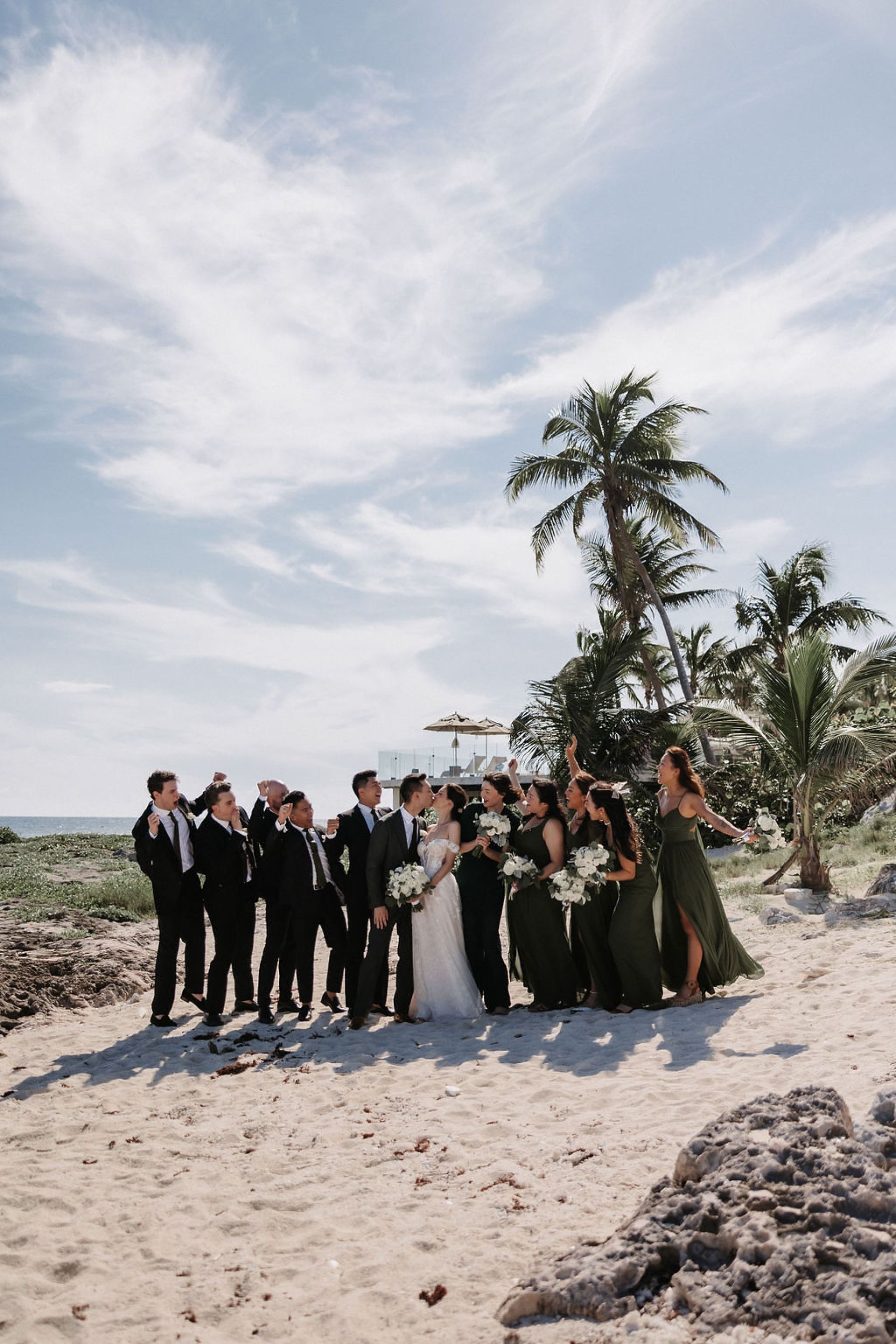 Vows Beneath the Cancun Sun: Marielle &amp; Kieran’s Joyful Wedding at TRS Yucatan  photo