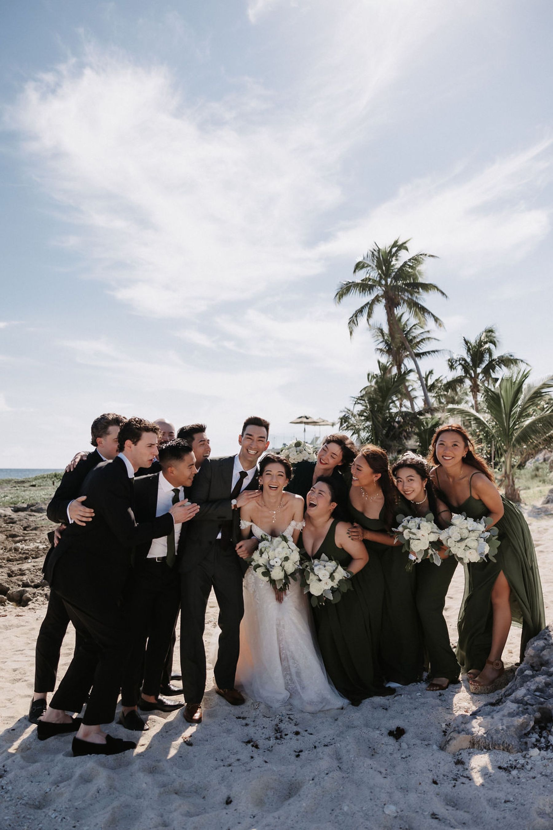 Vows Beneath the Cancun Sun: Marielle &amp; Kieran’s Joyful Wedding at TRS Yucatan  photo