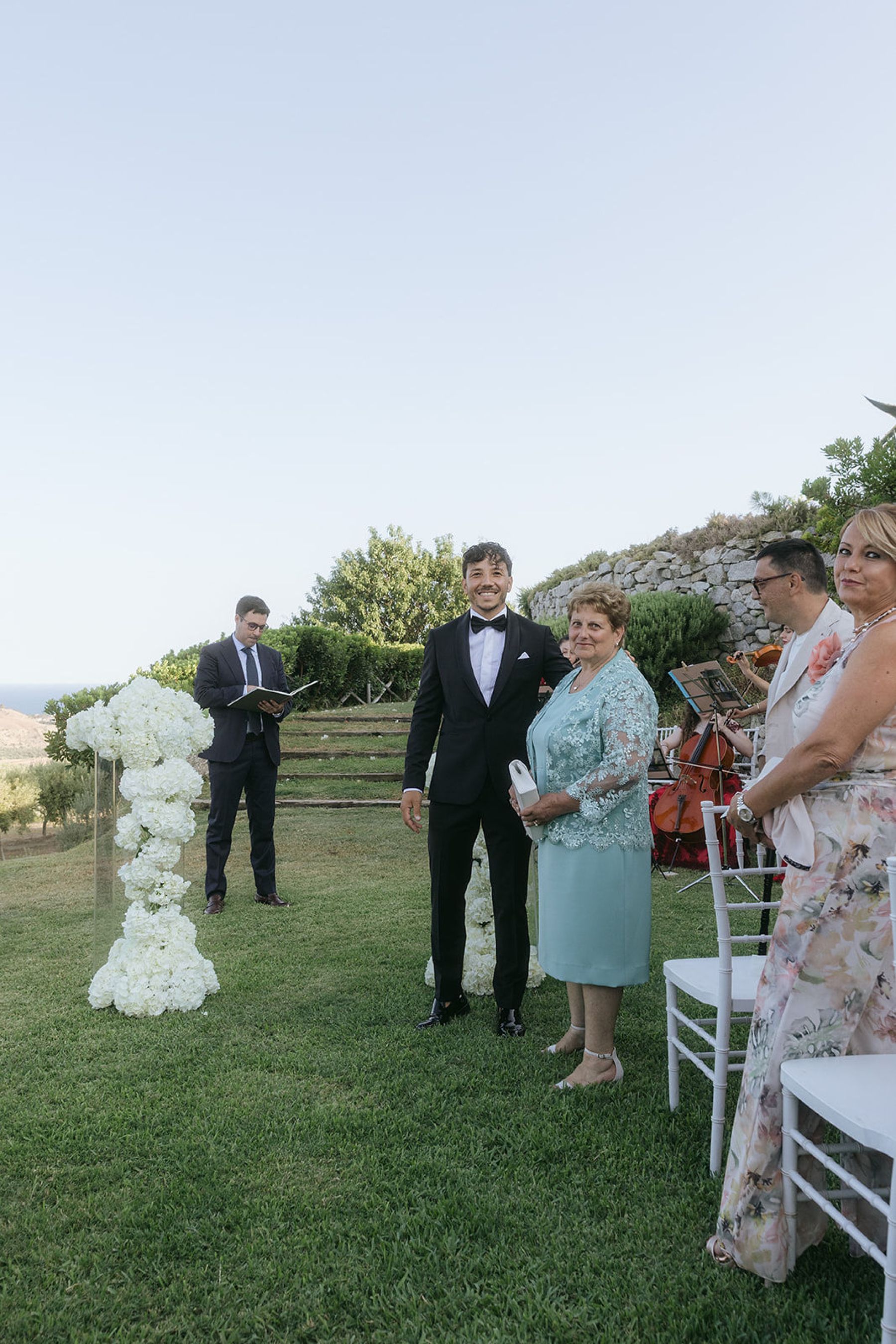 A Journey in Time and Love: Marlis-Madeleine &amp; Giancarlo’s Seaside Wedding at Tenuta Dalia photo