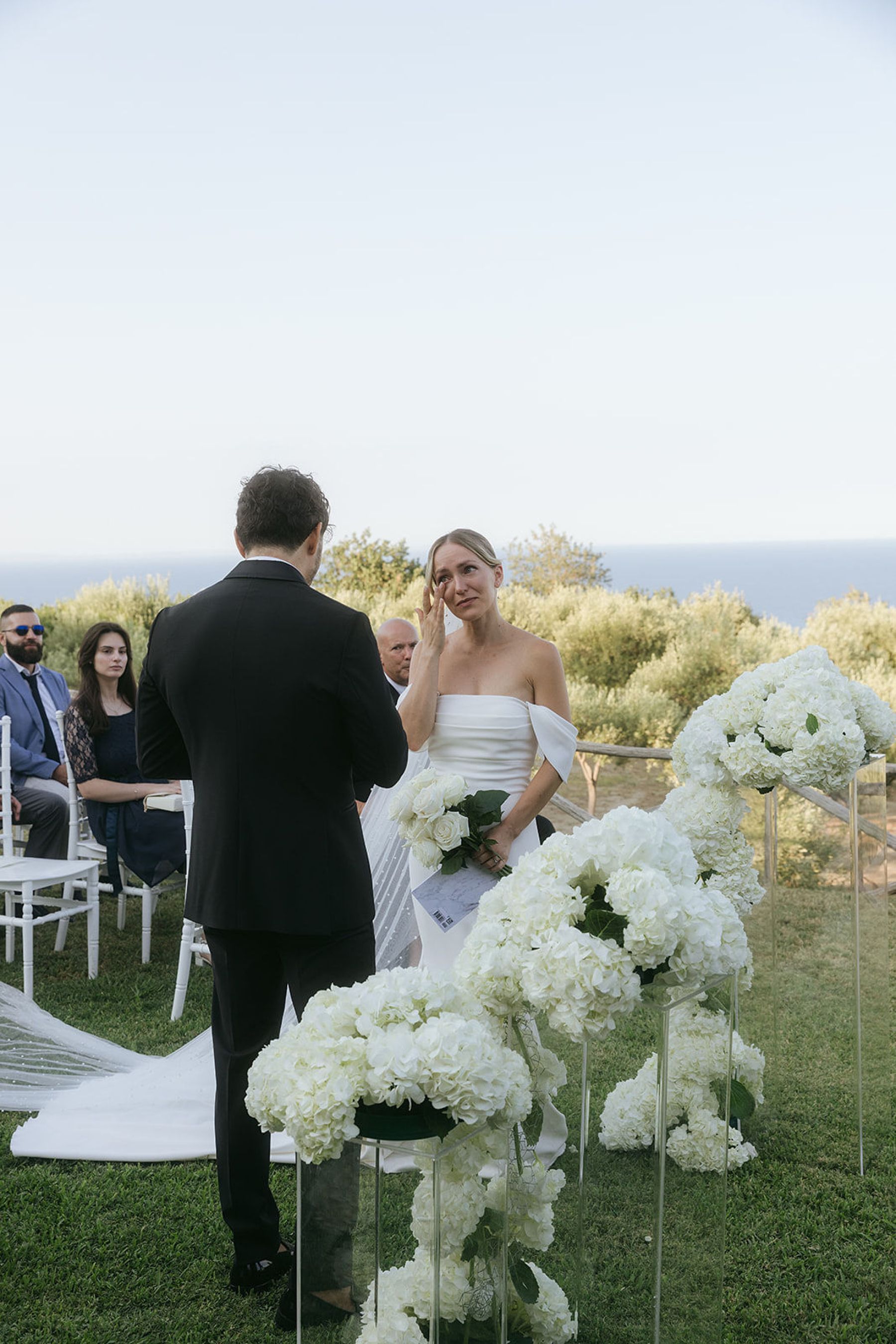 A Journey in Time and Love: Marlis-Madeleine &amp; Giancarlo’s Seaside Wedding at Tenuta Dalia photo