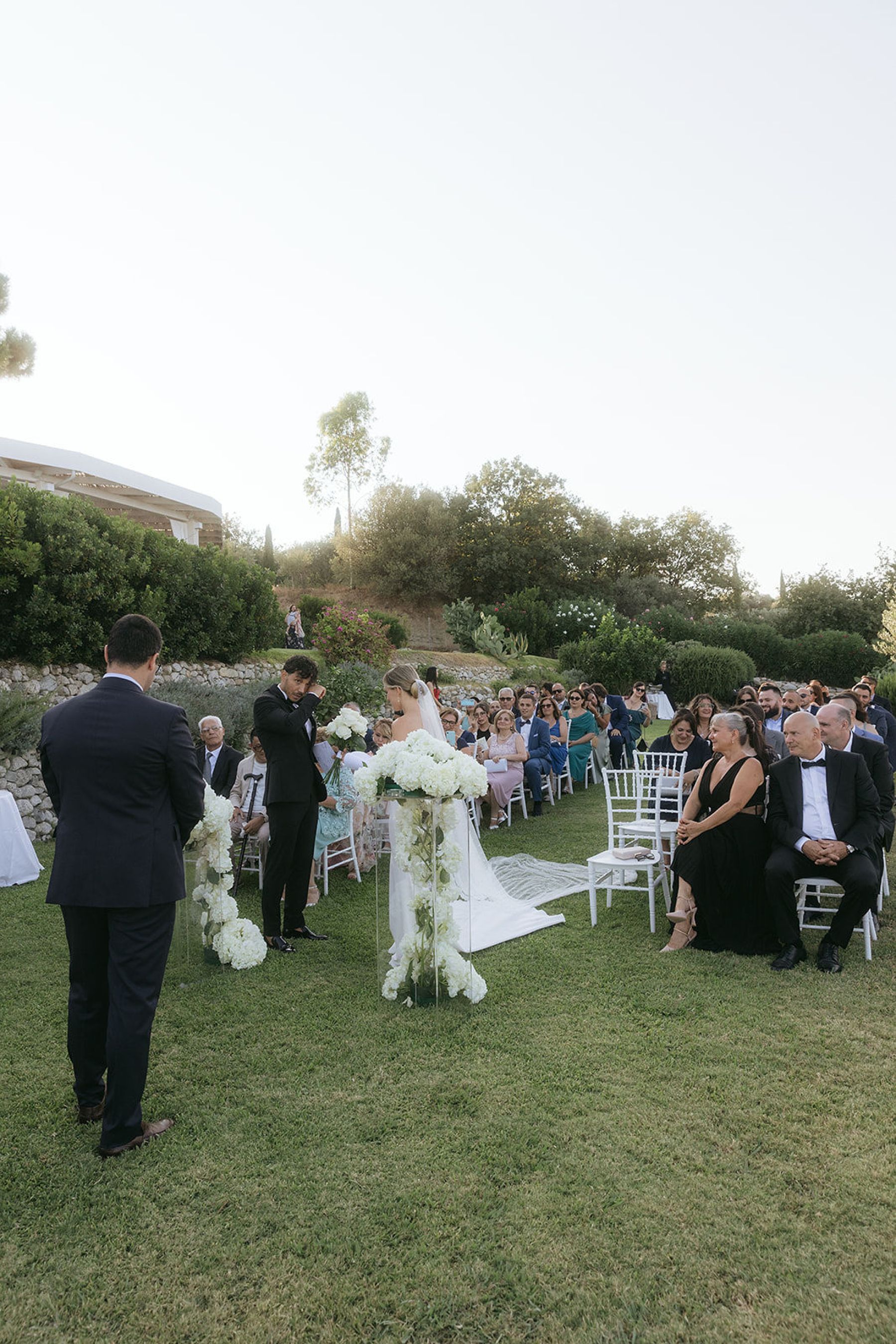 A Journey in Time and Love: Marlis-Madeleine &amp; Giancarlo’s Seaside Wedding at Tenuta Dalia photo