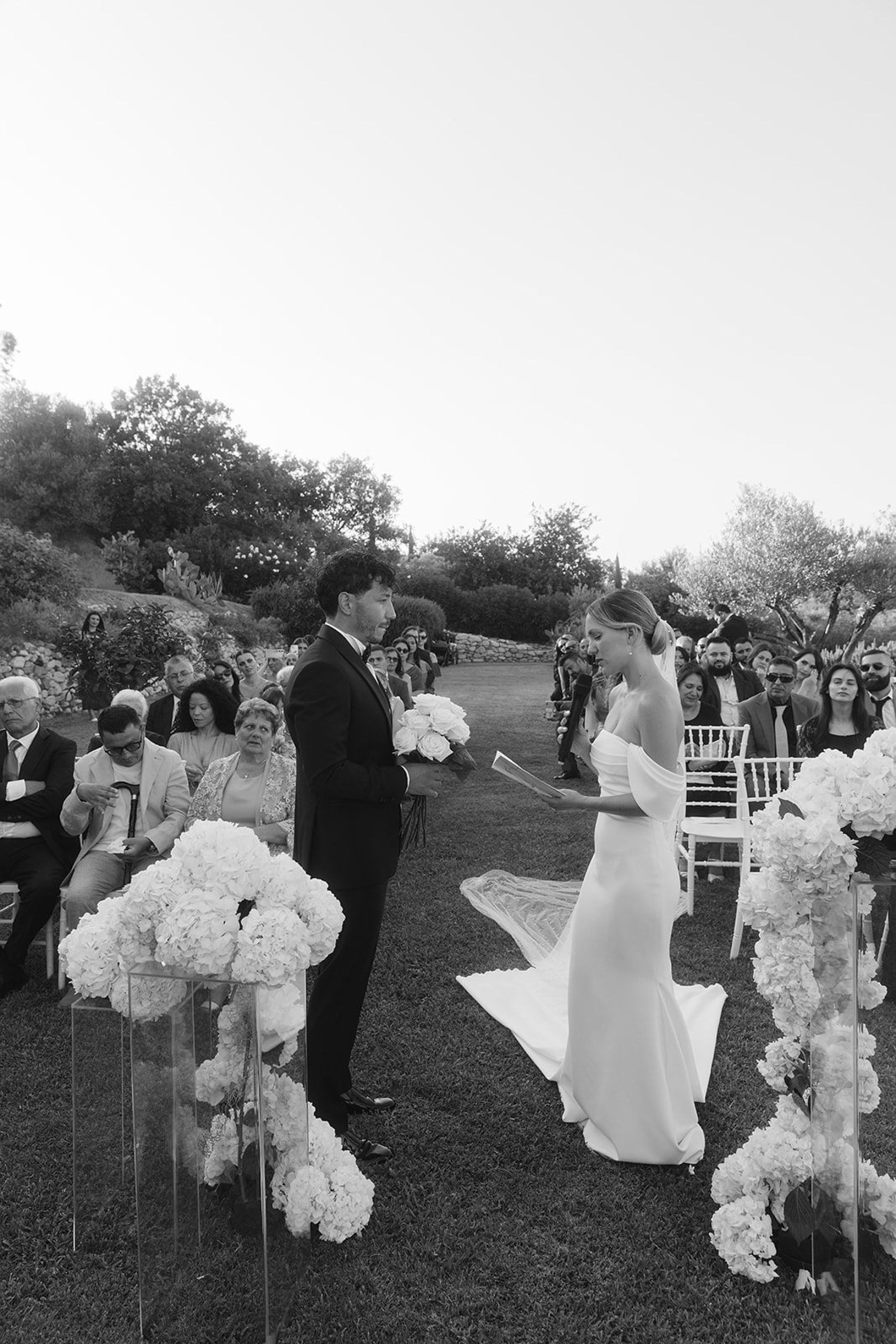 A Journey in Time and Love: Marlis-Madeleine &amp; Giancarlo’s Seaside Wedding at Tenuta Dalia photo