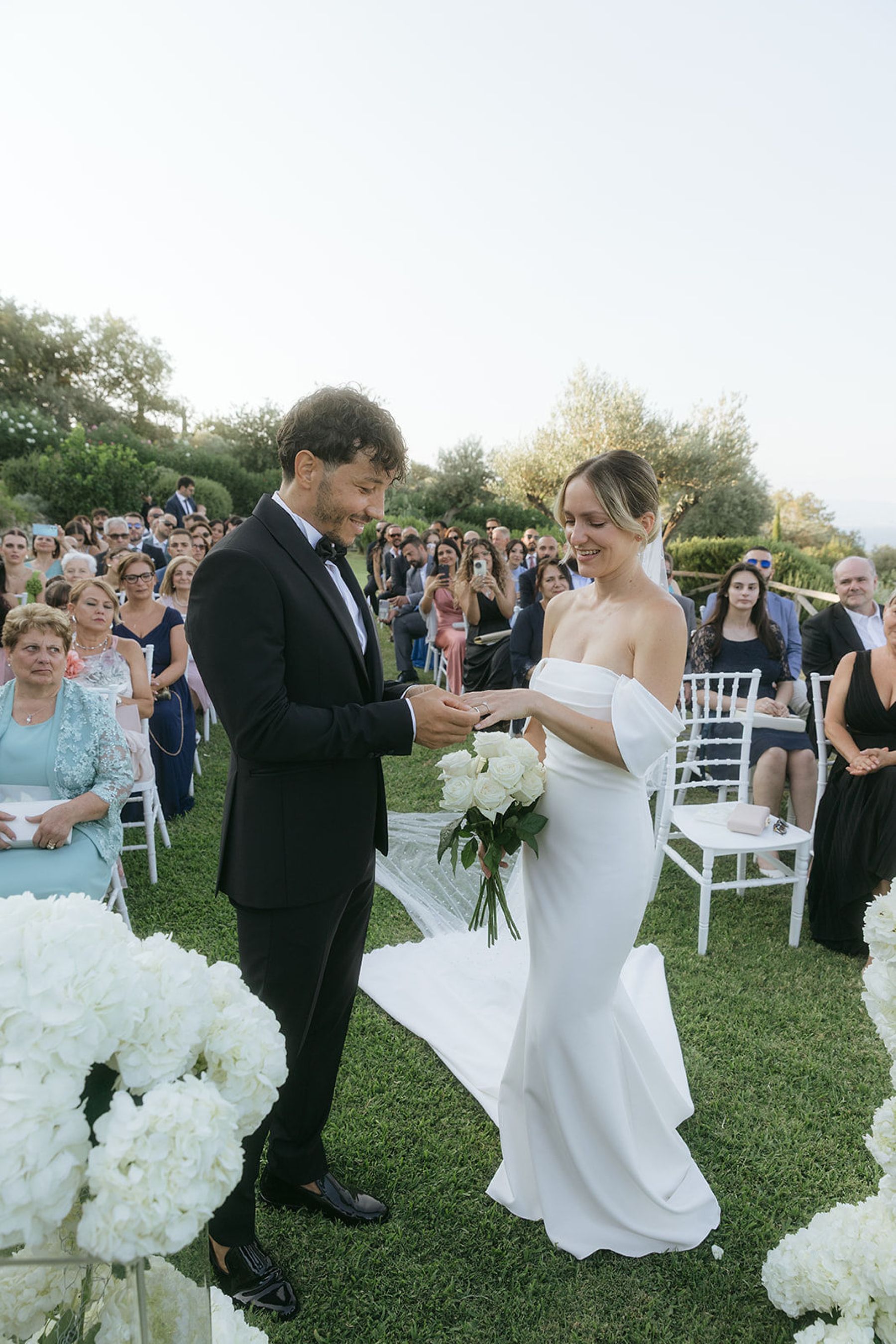 A Journey in Time and Love: Marlis-Madeleine &amp; Giancarlo’s Seaside Wedding at Tenuta Dalia photo