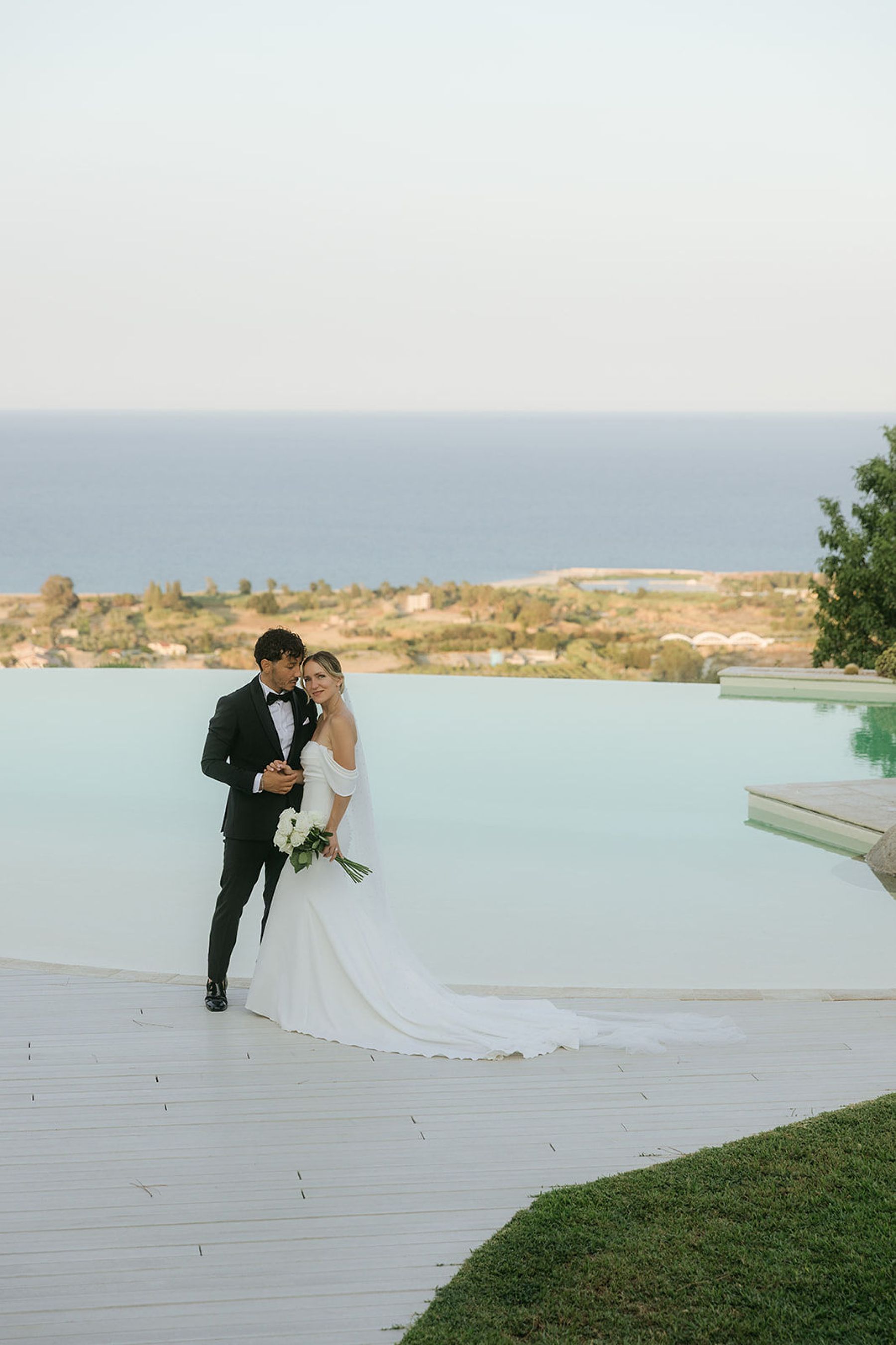 A Journey in Time and Love: Marlis-Madeleine &amp; Giancarlo’s Seaside Wedding at Tenuta Dalia photo