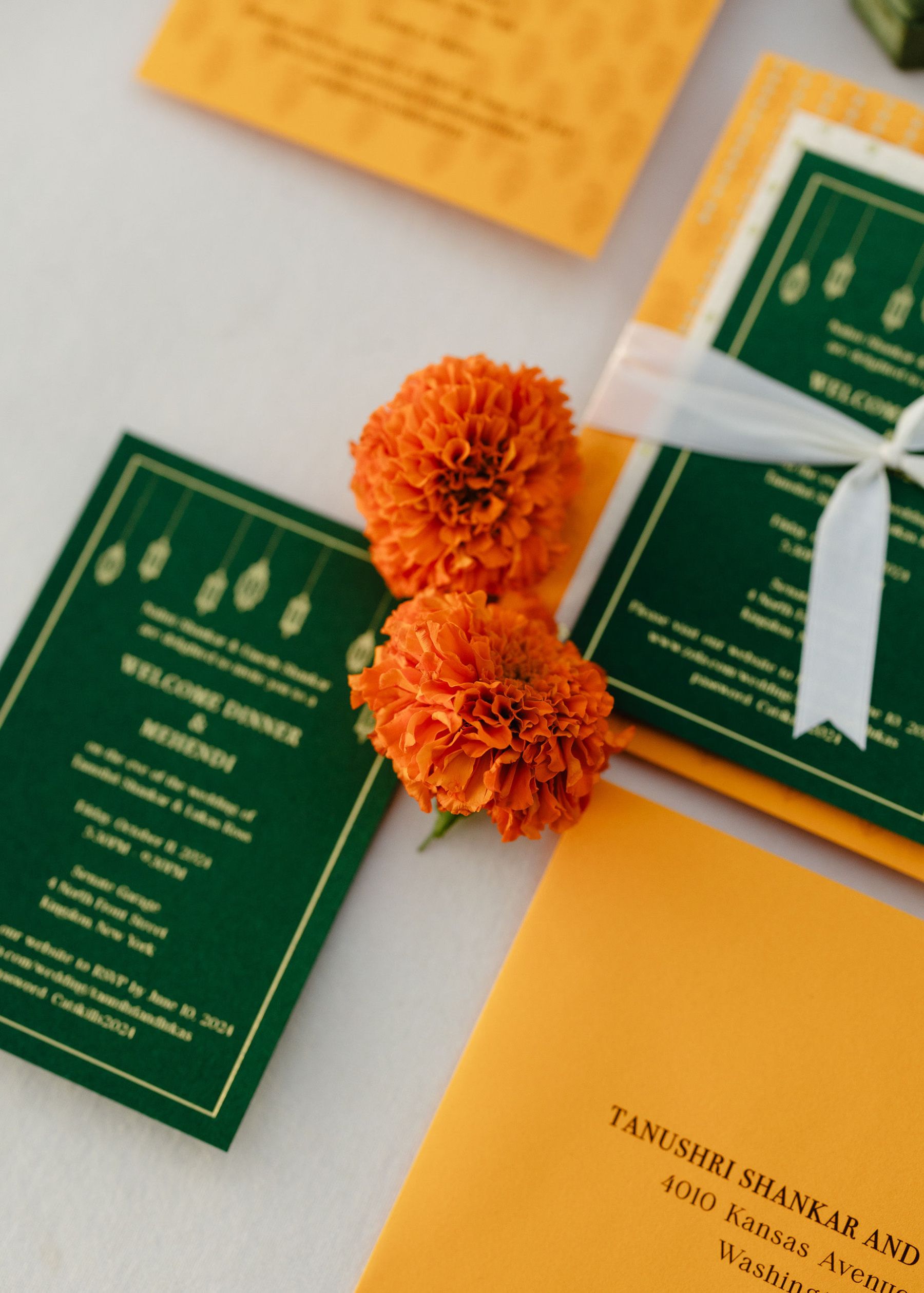 Marigold Dreams: Tanushri &amp; Lukas's Joyful Wedding at A Private Estate photo