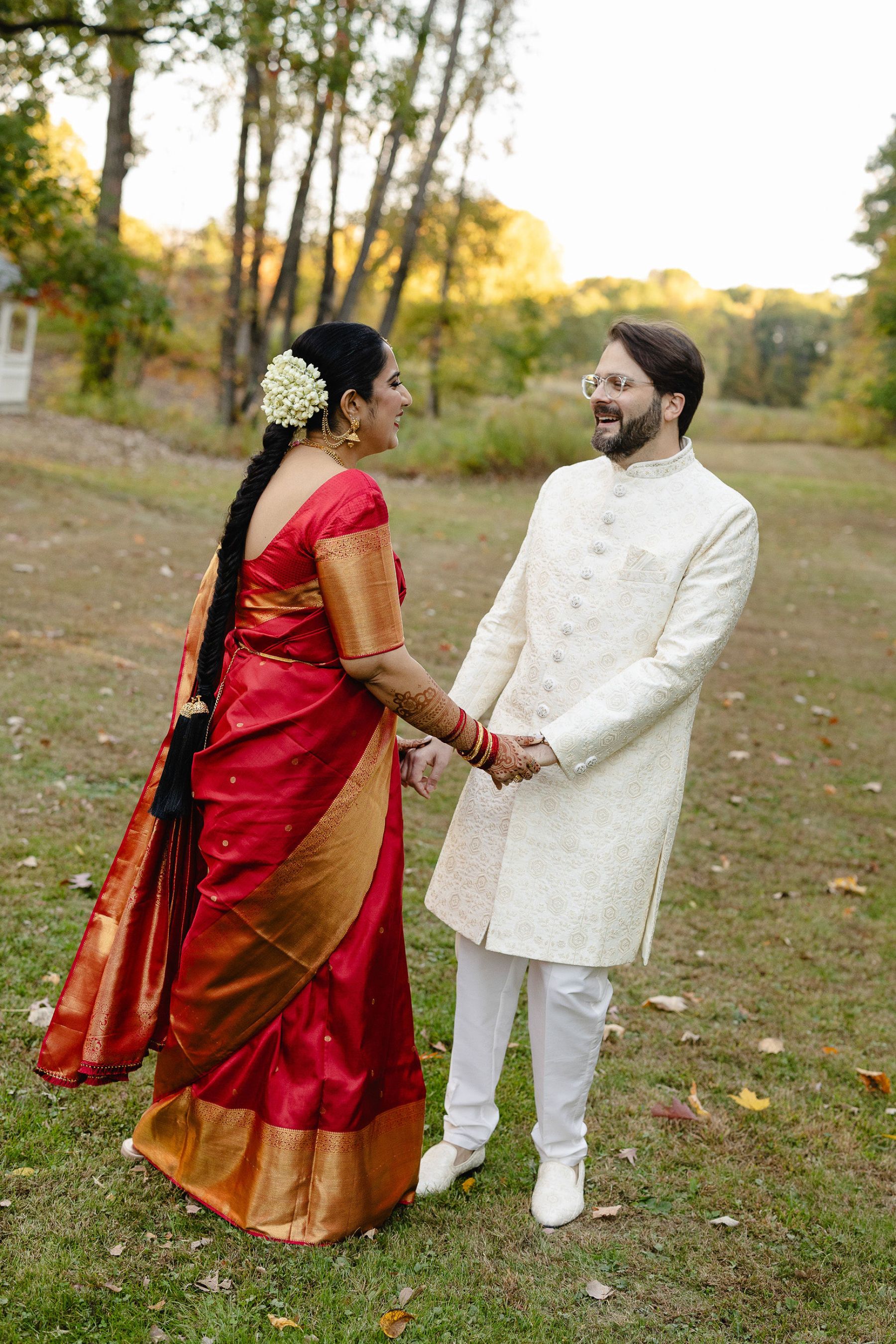 Marigold Dreams: Tanushri &amp; Lukas's Joyful Wedding at A Private Estate photo