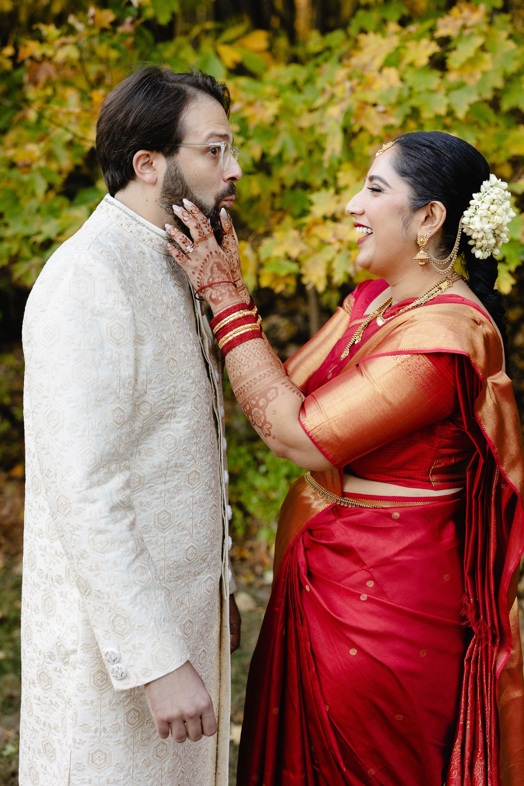 Marigold Dreams: Tanushri &amp; Lukas's Joyful Wedding at A Private Estate photo