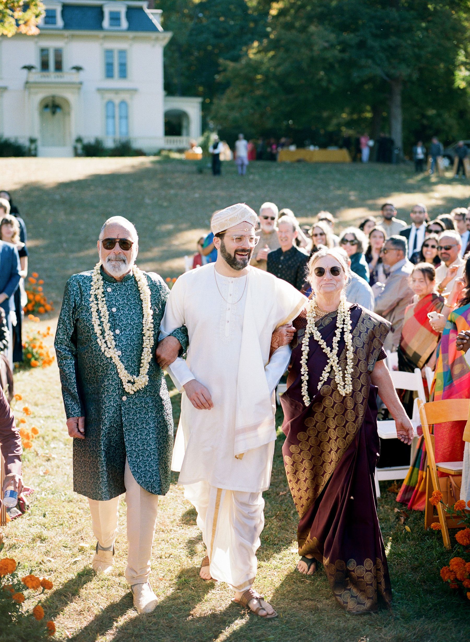 Marigold Dreams: Tanushri &amp; Lukas's Joyful Wedding at A Private Estate photo