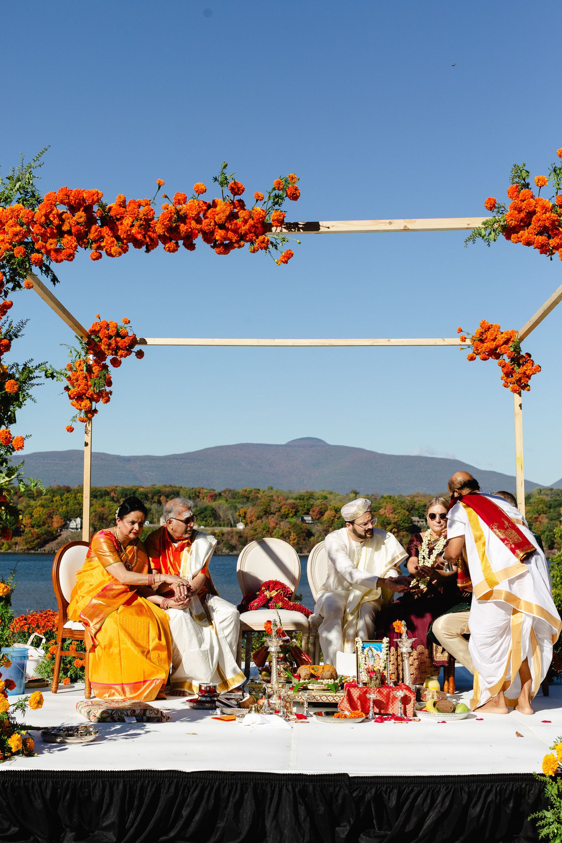 Marigold Dreams: Tanushri &amp; Lukas's Joyful Wedding at A Private Estate photo