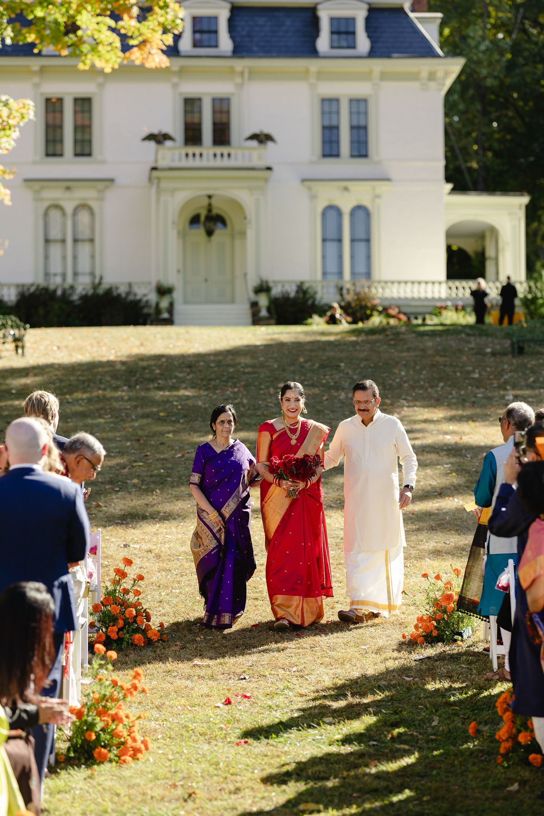 Marigold Dreams: Tanushri &amp; Lukas's Joyful Wedding at A Private Estate photo