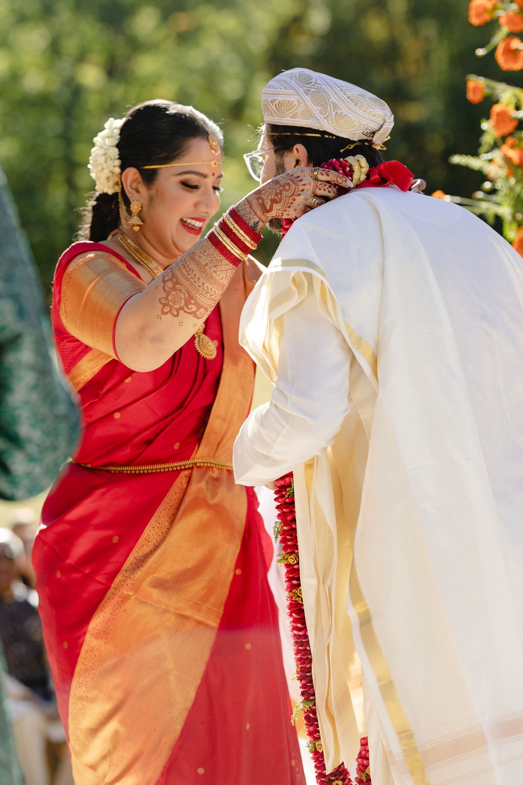 Marigold Dreams: Tanushri &amp; Lukas's Joyful Wedding at A Private Estate photo