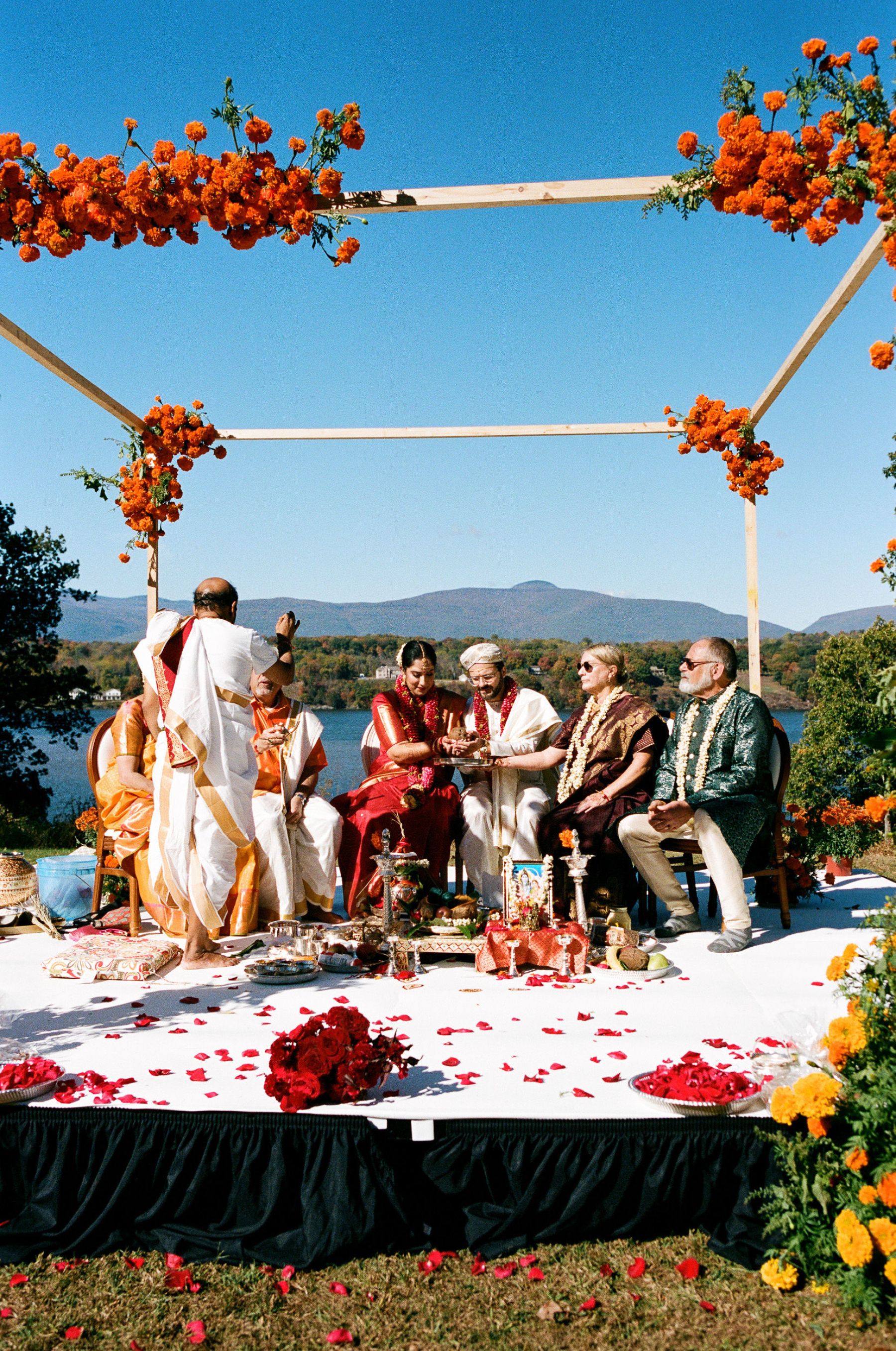 Marigold Dreams: Tanushri &amp; Lukas's Joyful Wedding at A Private Estate photo