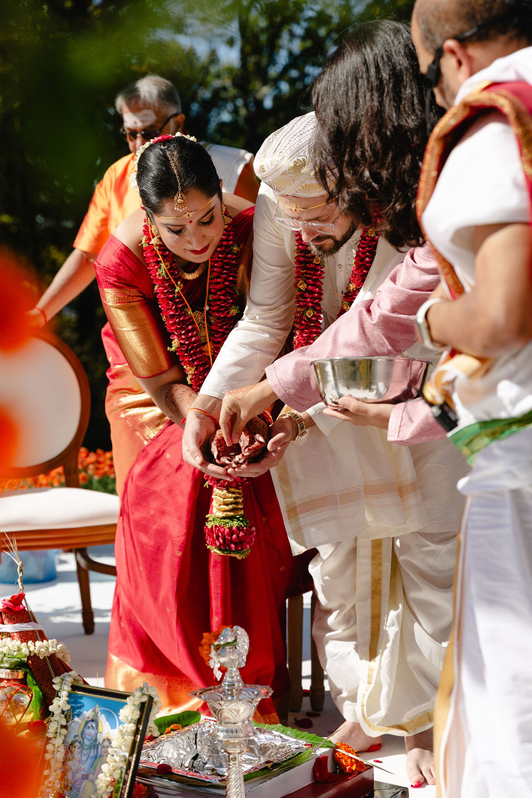 Marigold Dreams: Tanushri &amp; Lukas's Joyful Wedding at A Private Estate photo