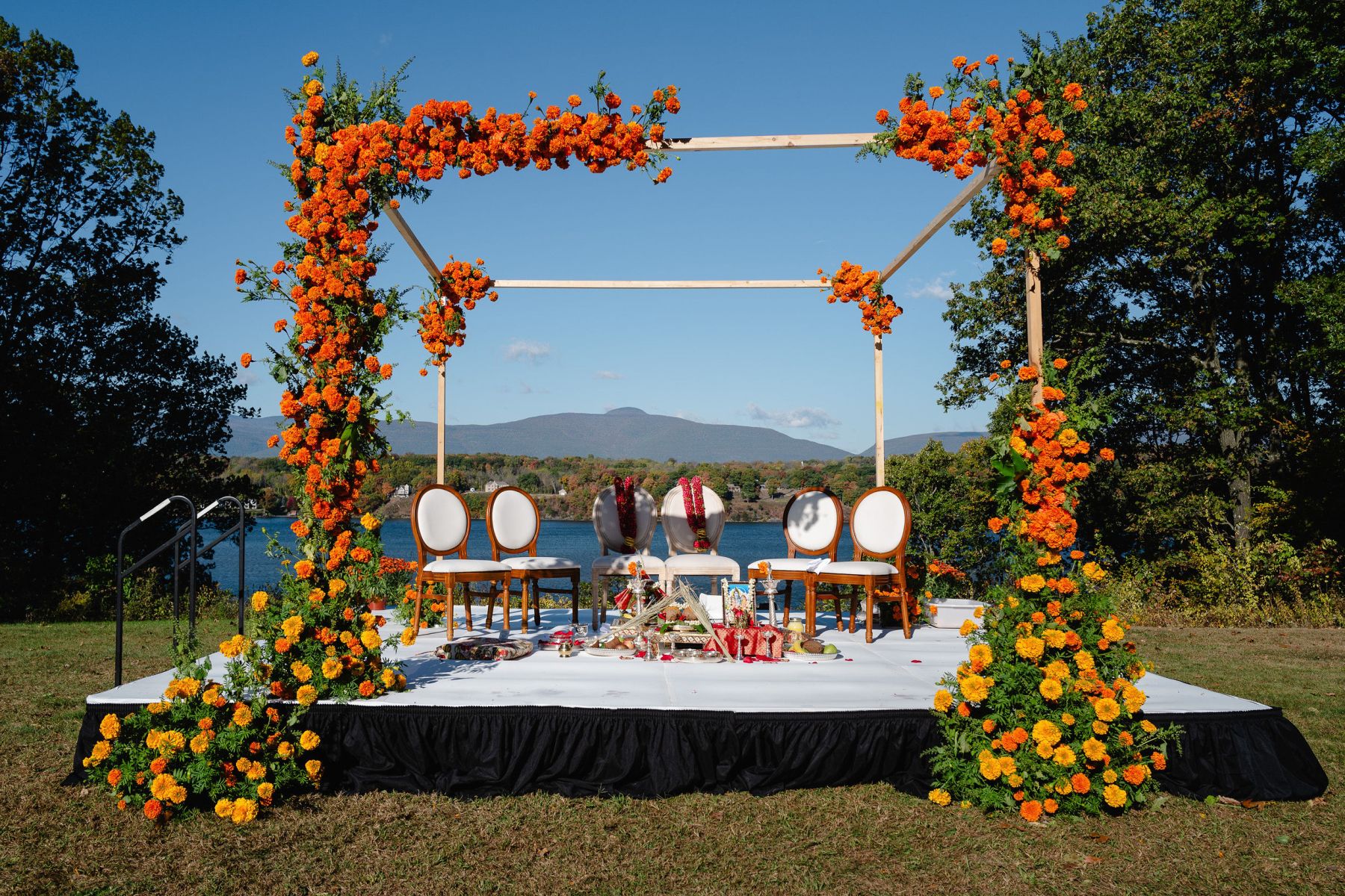 Marigold Dreams: Tanushri &amp; Lukas's Joyful Wedding at A Private Estate photo