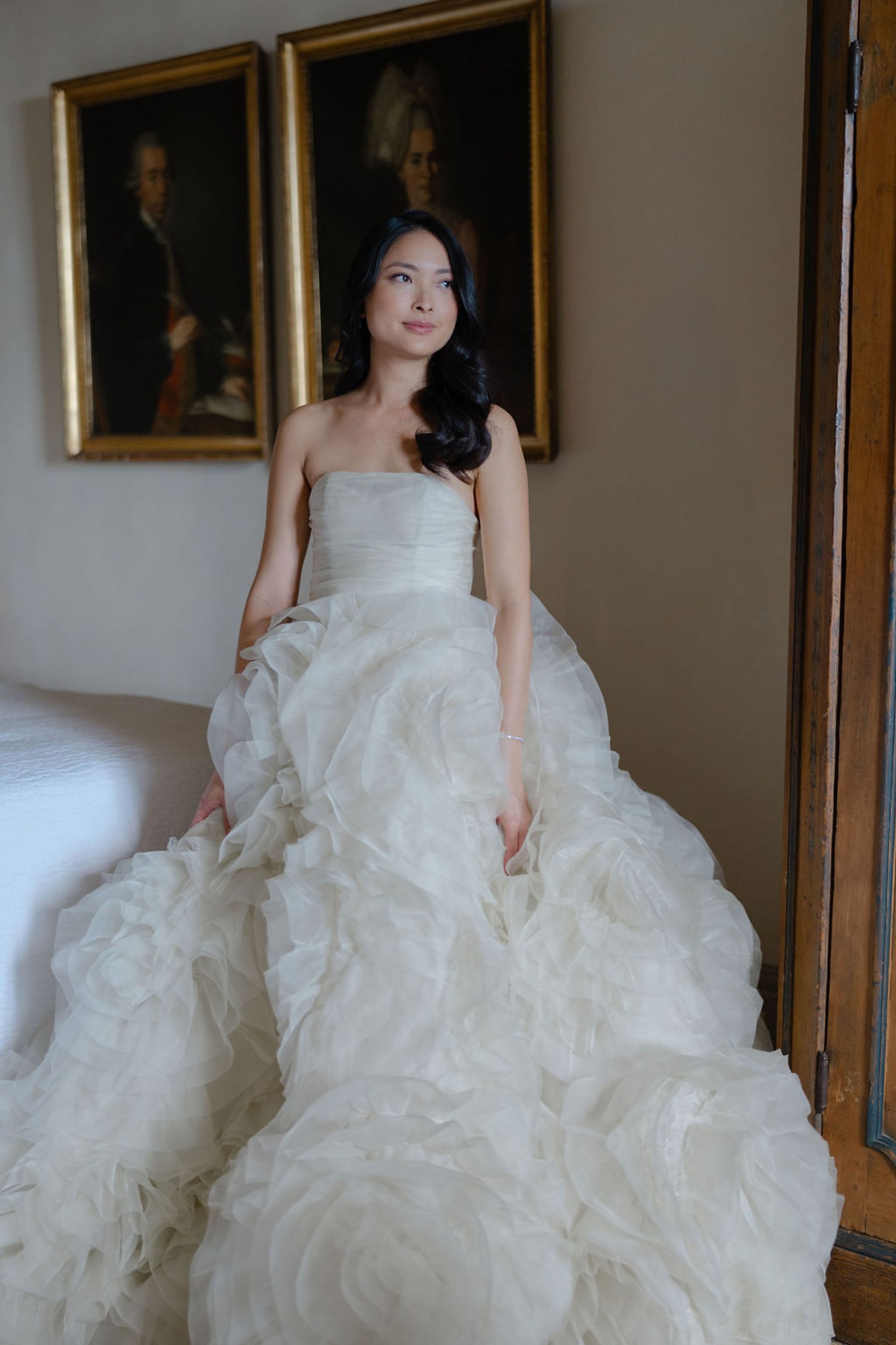 Serena &amp; Andrew’s Elegant Wedding at Villa Cetinale: A Story of Love, Craftsmanship, and Unexpected Drama photo