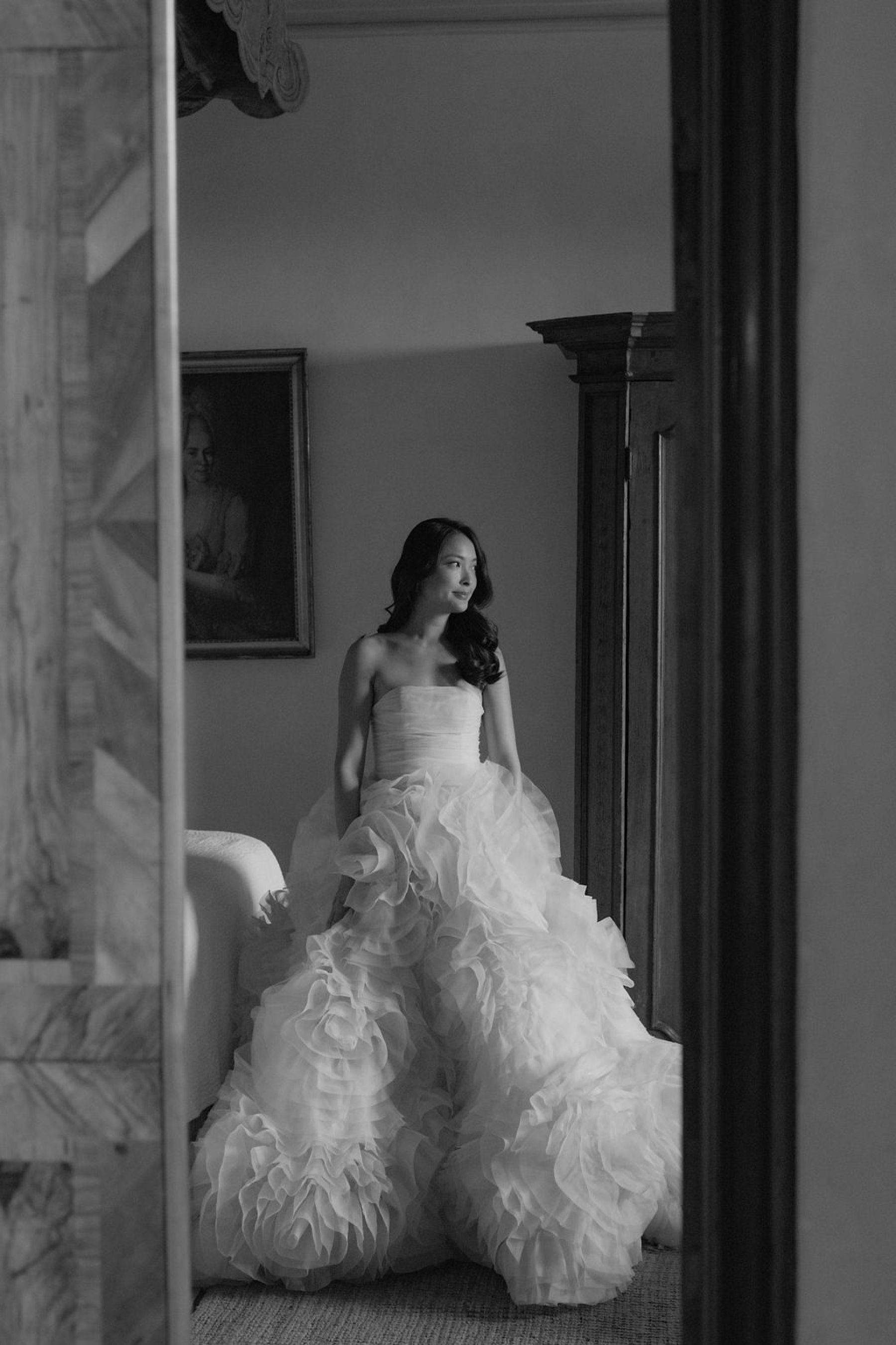 Serena &amp; Andrew’s Elegant Wedding at Villa Cetinale: A Story of Love, Craftsmanship, and Unexpected Drama photo