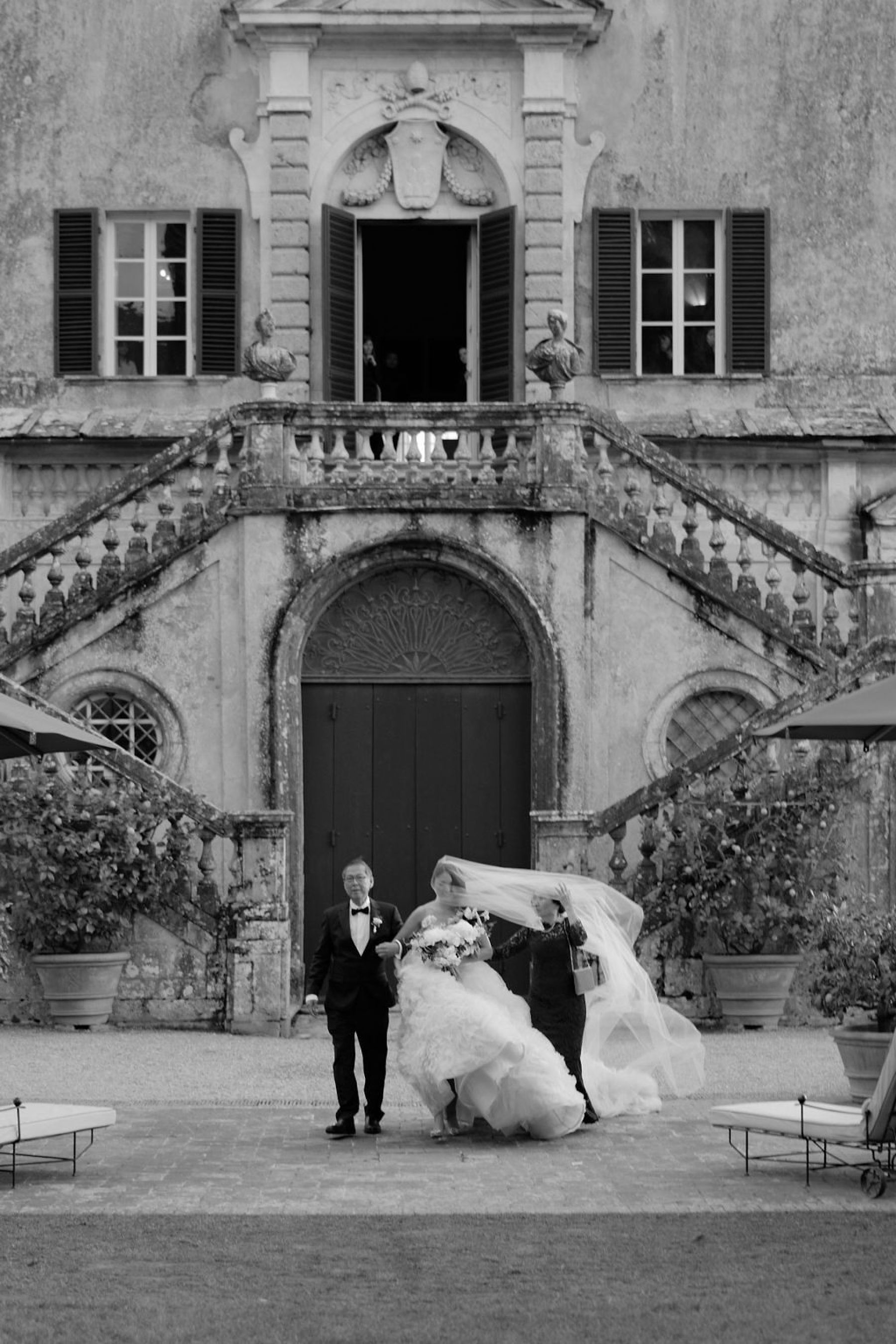 Serena &amp; Andrew’s Elegant Wedding at Villa Cetinale: A Story of Love, Craftsmanship, and Unexpected Drama photo