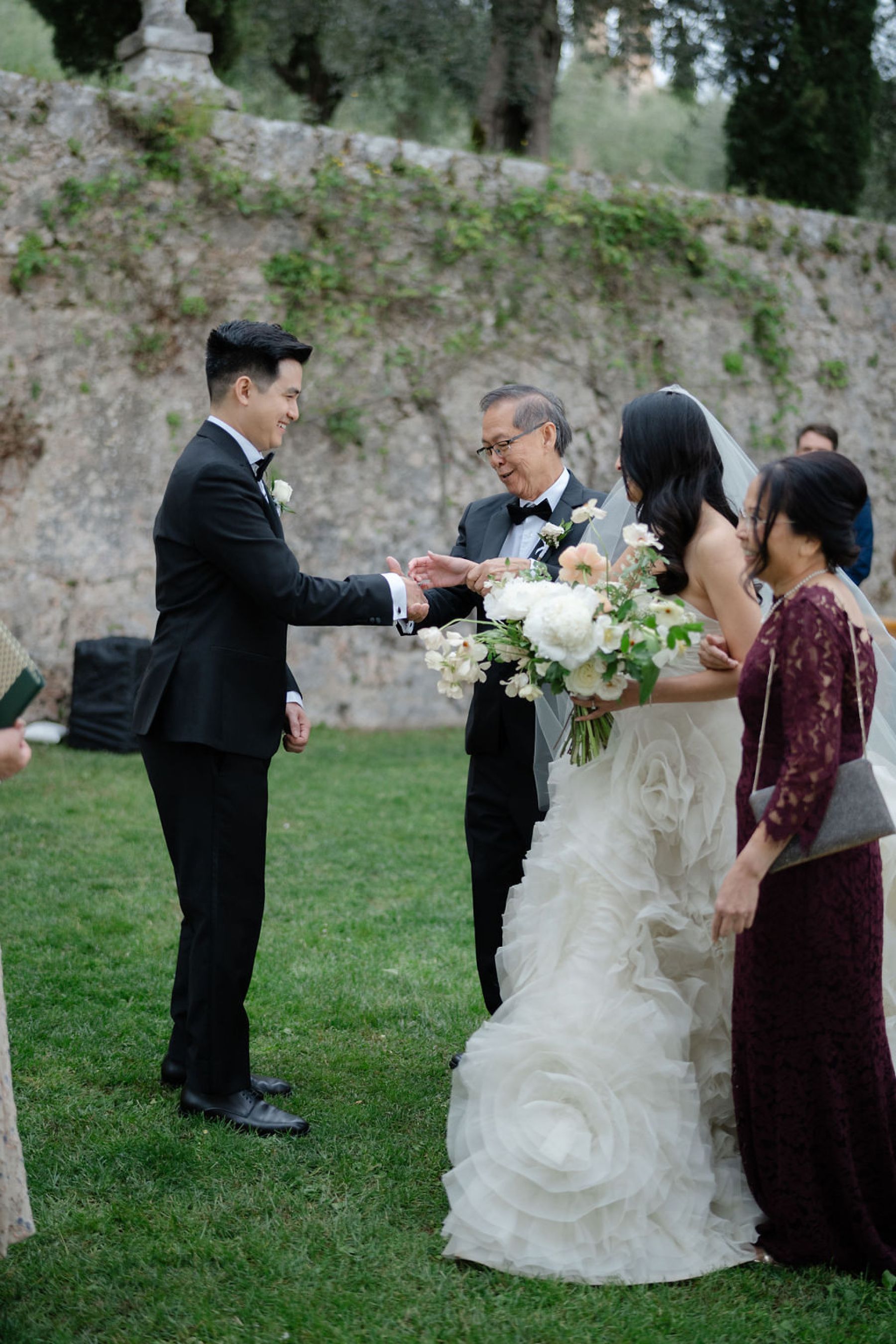 Serena &amp; Andrew’s Elegant Wedding at Villa Cetinale: A Story of Love, Craftsmanship, and Unexpected Drama photo