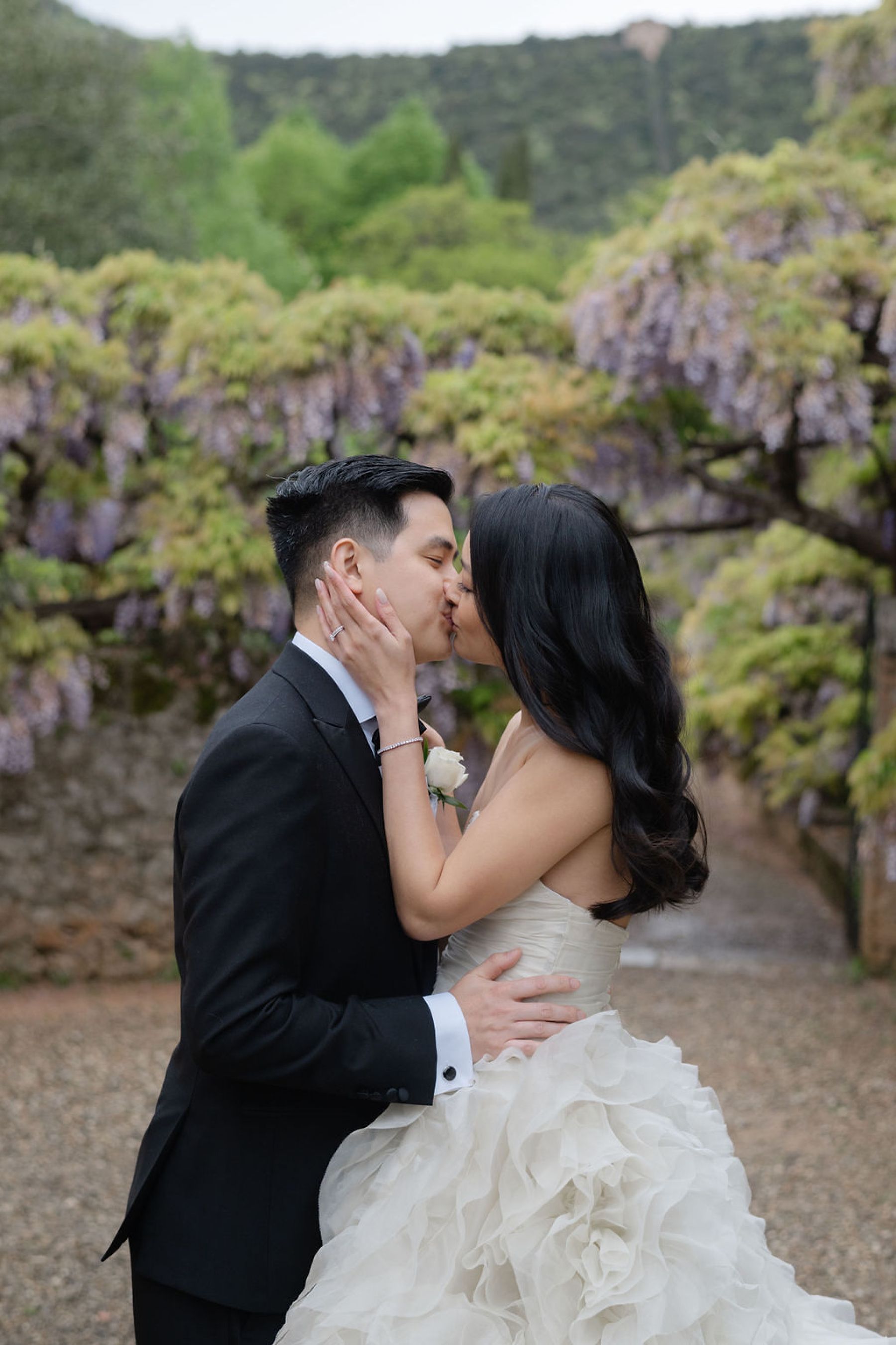 Serena &amp; Andrew’s Elegant Wedding at Villa Cetinale: A Story of Love, Craftsmanship, and Unexpected Drama photo