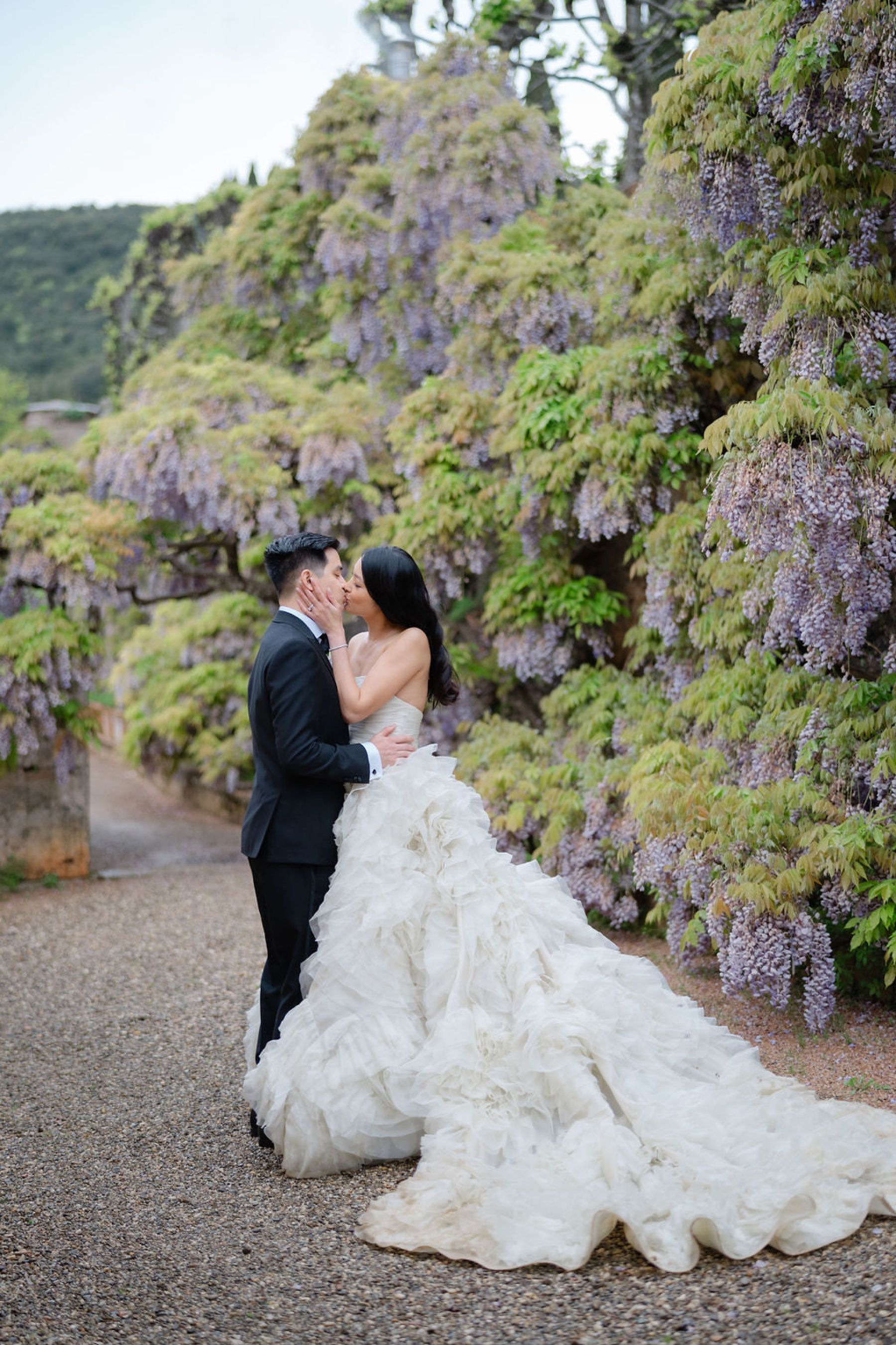 Serena &amp; Andrew’s Elegant Wedding at Villa Cetinale: A Story of Love, Craftsmanship, and Unexpected Drama photo