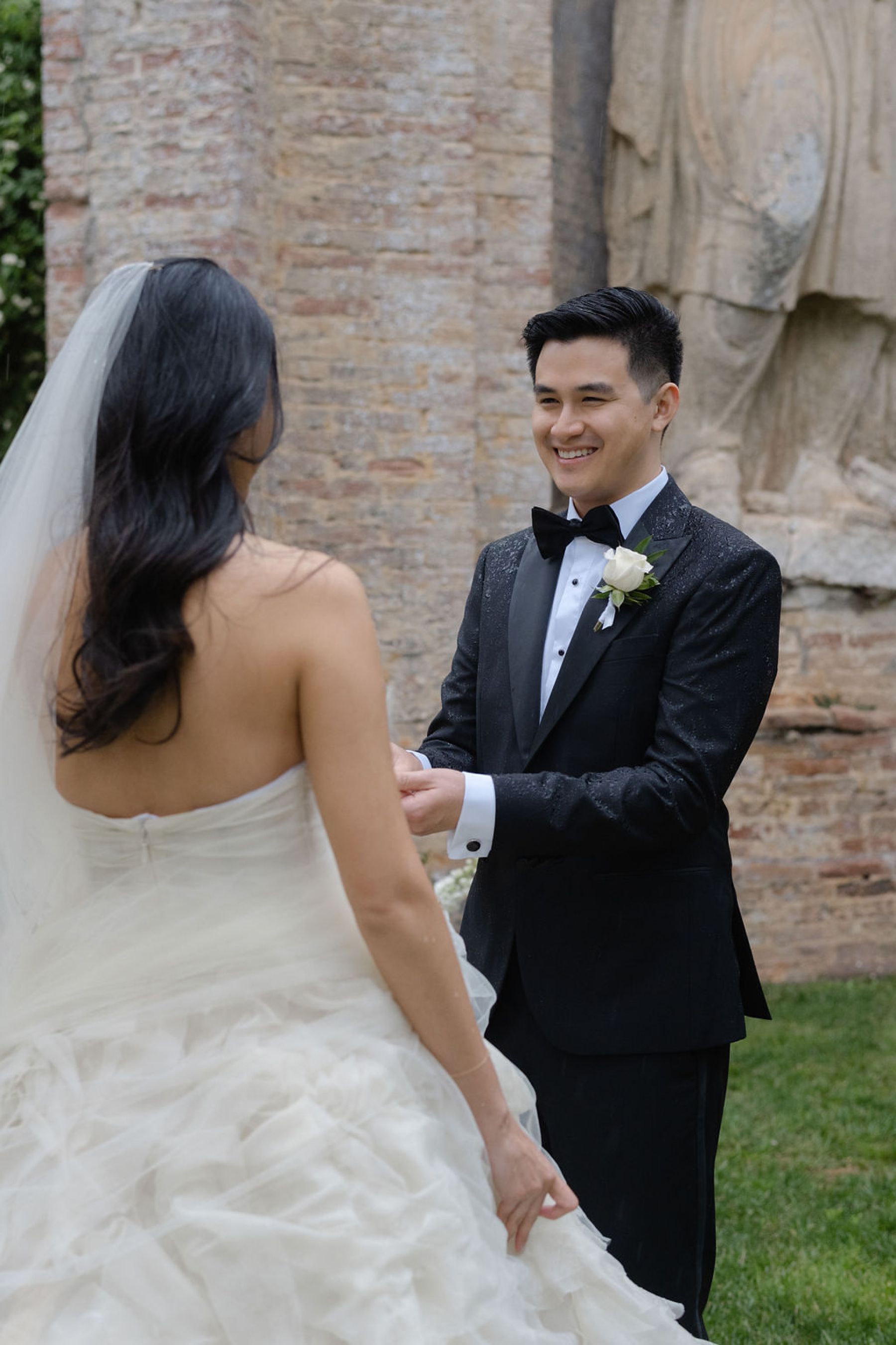 Serena &amp; Andrew’s Elegant Wedding at Villa Cetinale: A Story of Love, Craftsmanship, and Unexpected Drama photo
