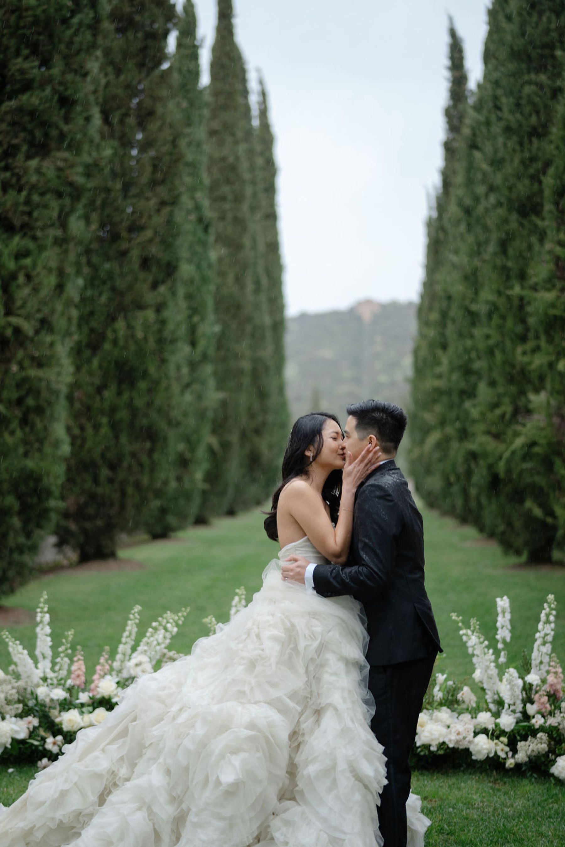 Serena &amp; Andrew’s Elegant Wedding at Villa Cetinale: A Story of Love, Craftsmanship, and Unexpected Drama photo