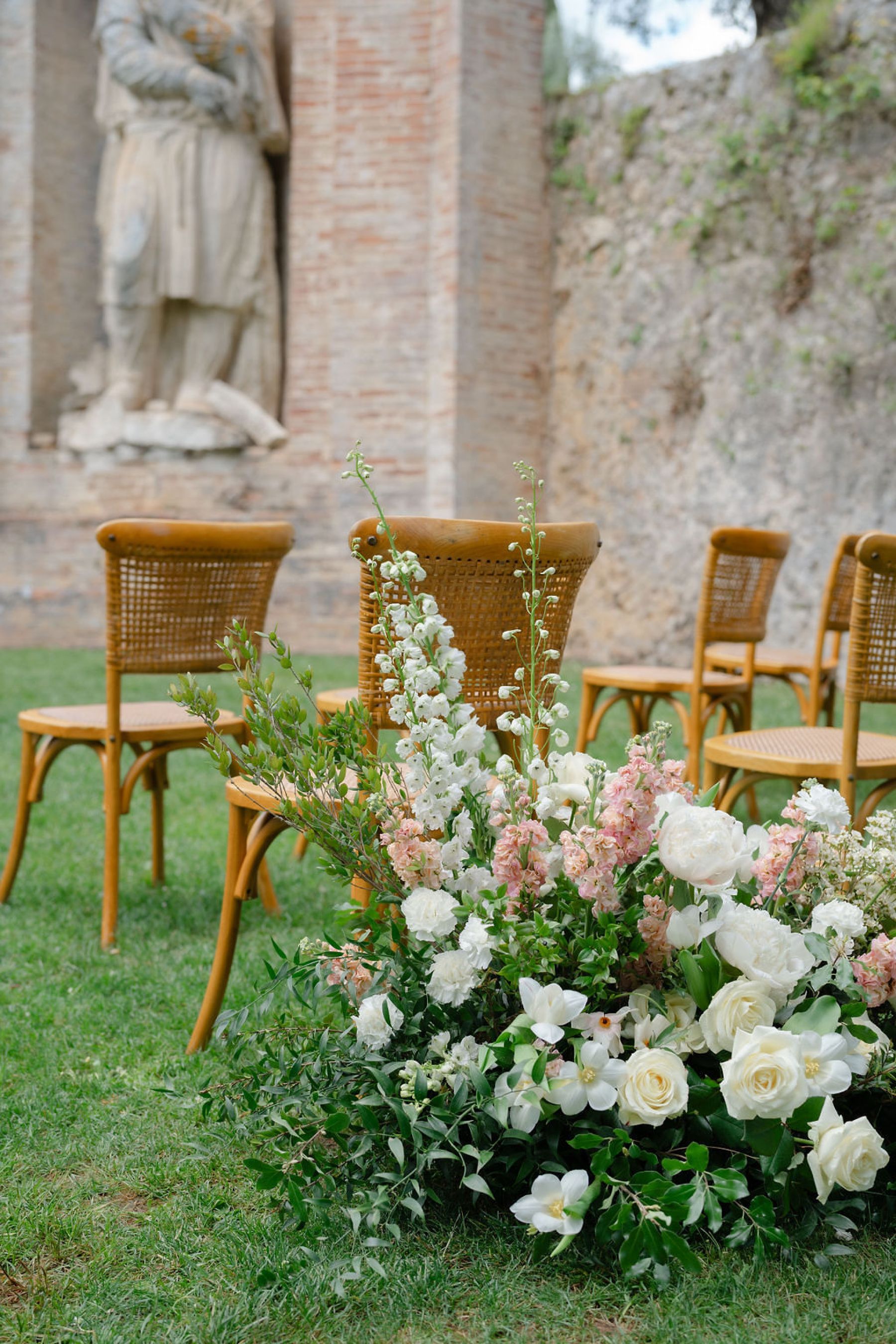 Serena &amp; Andrew’s Elegant Wedding at Villa Cetinale: A Story of Love, Craftsmanship, and Unexpected Drama photo
