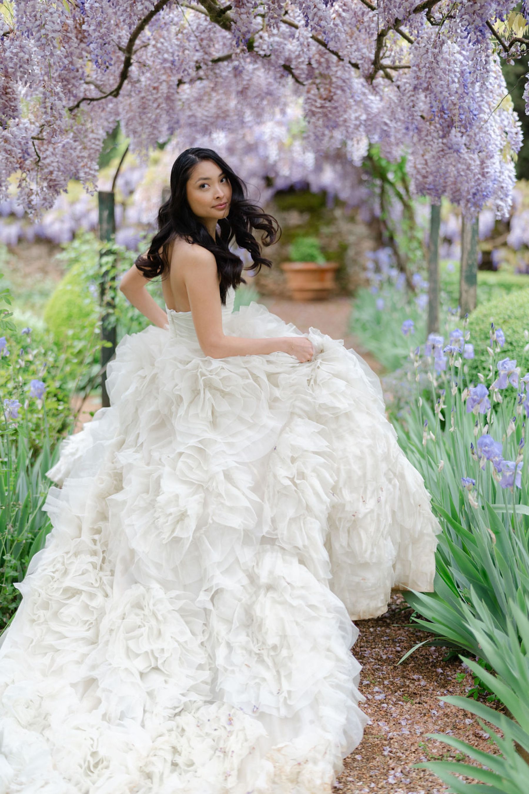 Serena &amp; Andrew’s Elegant Wedding at Villa Cetinale: A Story of Love, Craftsmanship, and Unexpected Drama photo