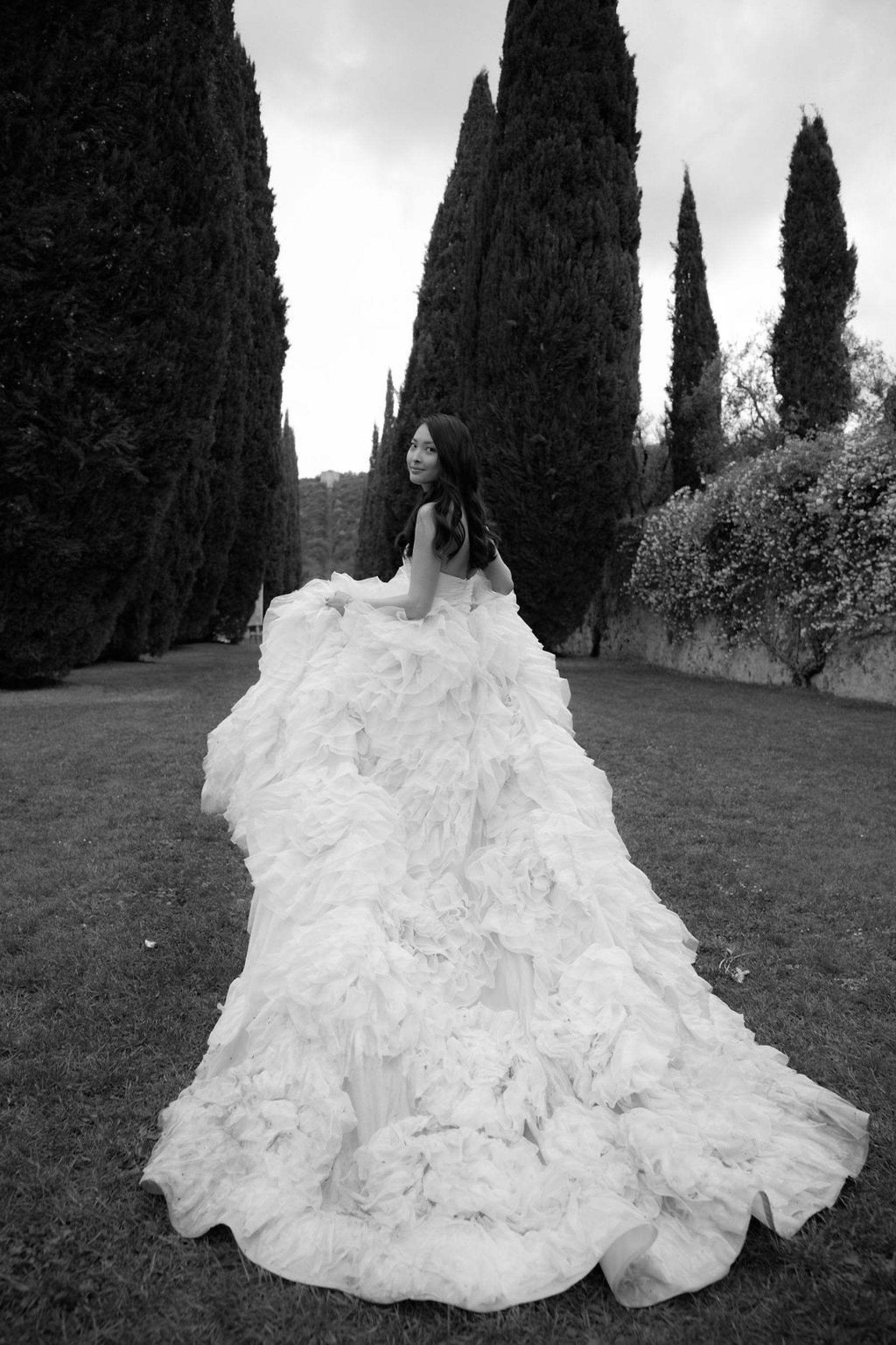 Serena &amp; Andrew’s Elegant Wedding at Villa Cetinale: A Story of Love, Craftsmanship, and Unexpected Drama photo