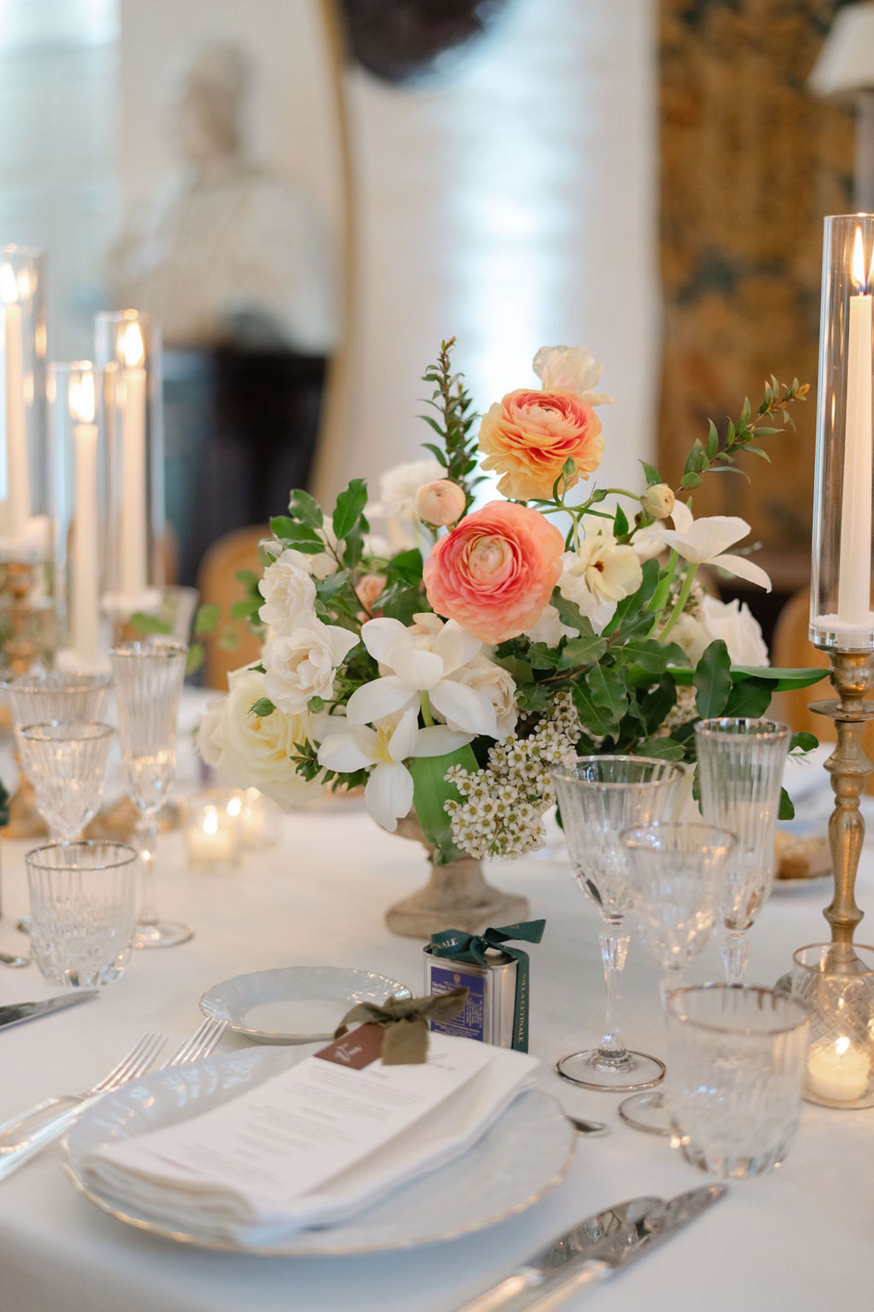 Serena &amp; Andrew’s Elegant Wedding at Villa Cetinale: A Story of Love, Craftsmanship, and Unexpected Drama photo