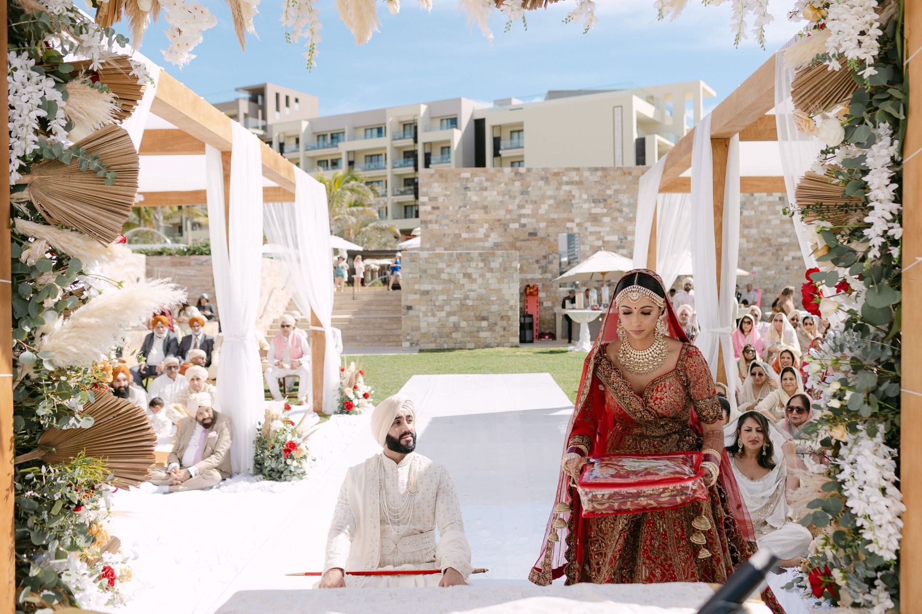 When Hinge Led to Happily Ever After: Aashna &amp; Rajprit's Tropical Destination Wedding in Los Cabos photo