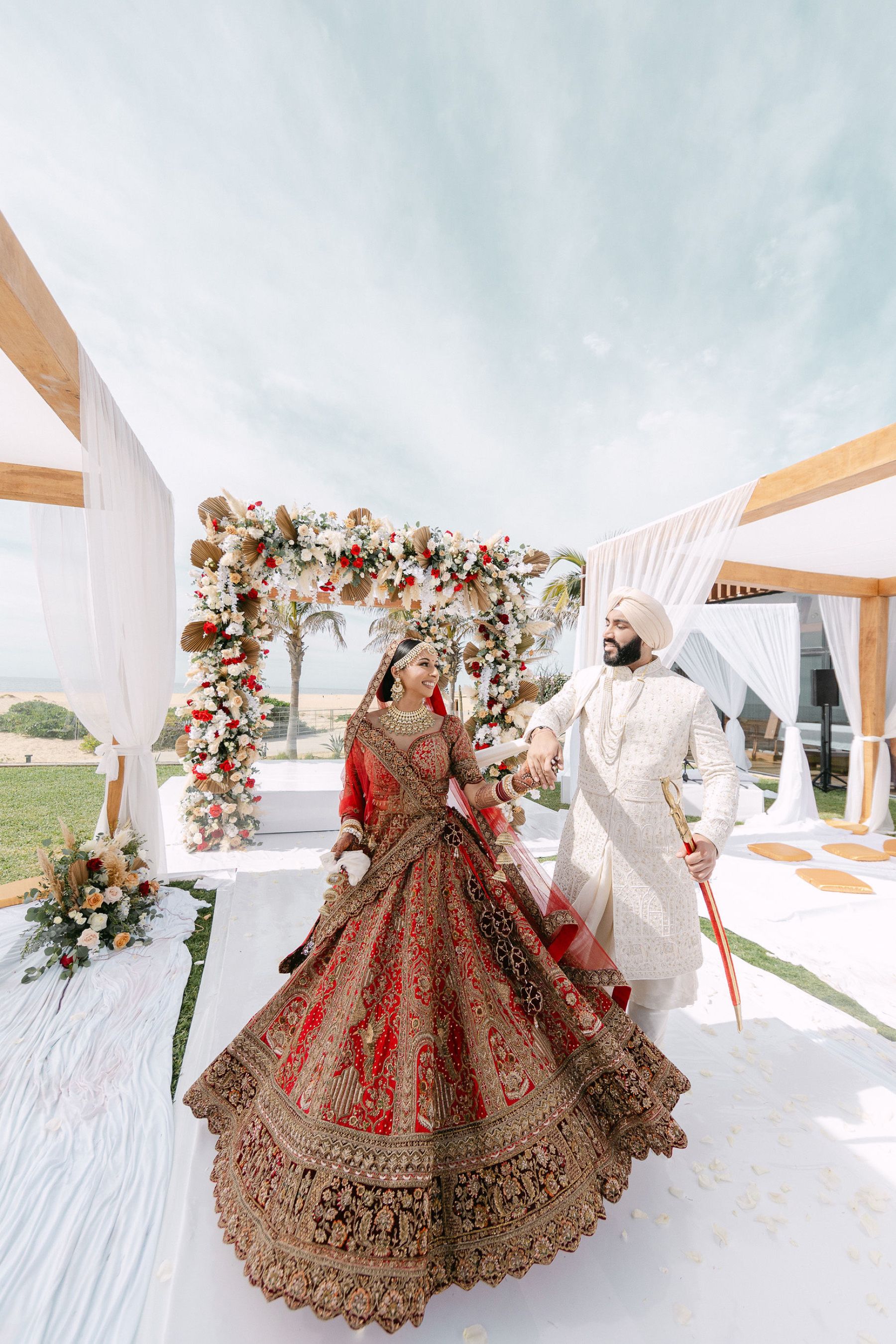 When Hinge Led to Happily Ever After: Aashna &amp; Rajprit's Tropical Destination Wedding in Los Cabos photo