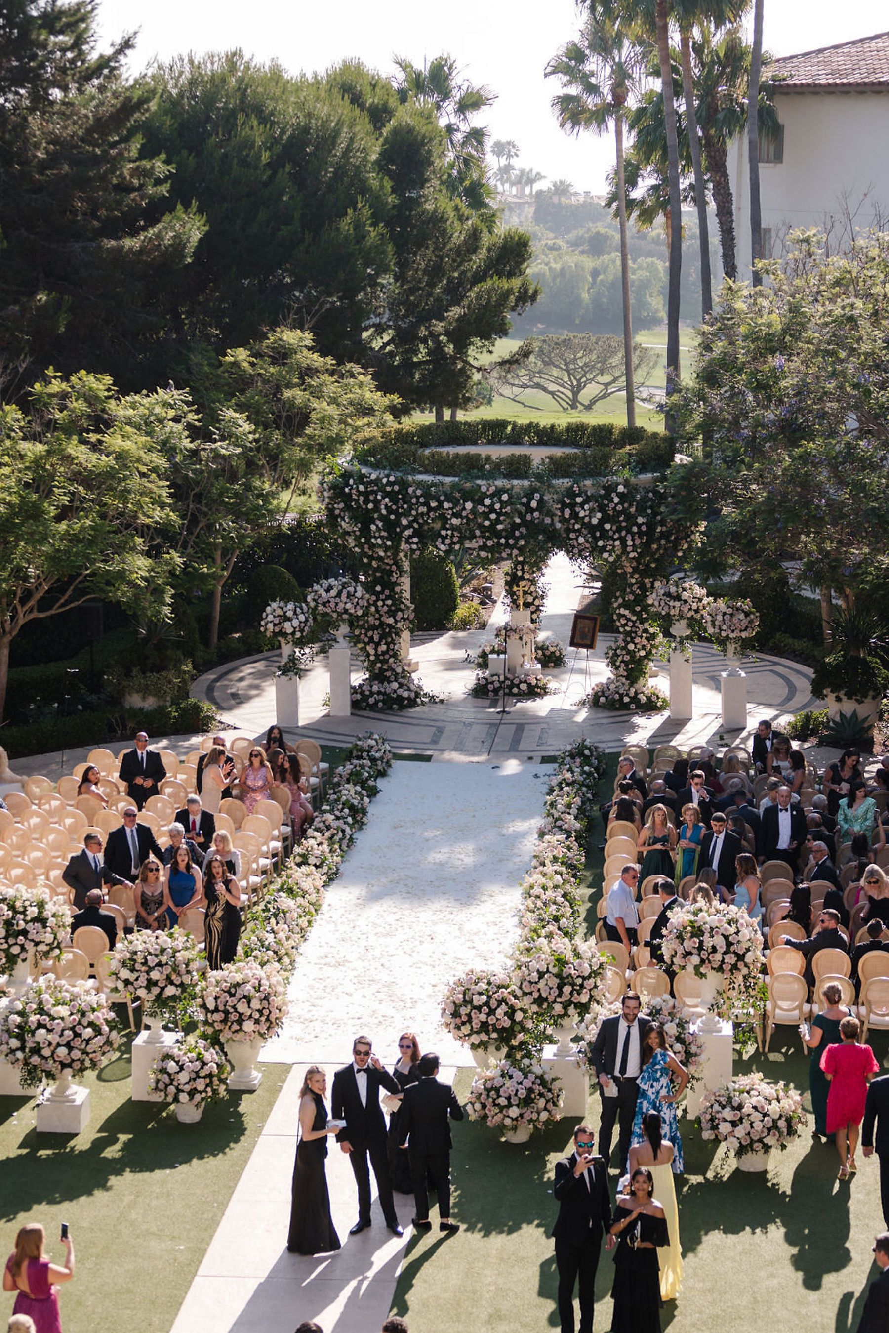 A Grand Staircase and a Love That Moved Mountains: Chanel &amp; Yannick’s Wedding at Waldorf Astoria Monarch Beach Resort photo