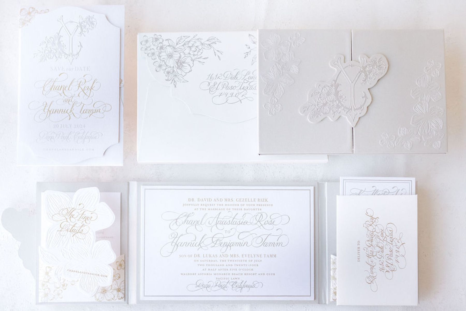 A Grand Staircase and a Love That Moved Mountains: Chanel &amp; Yannick’s Wedding at Waldorf Astoria Monarch Beach Resort photo