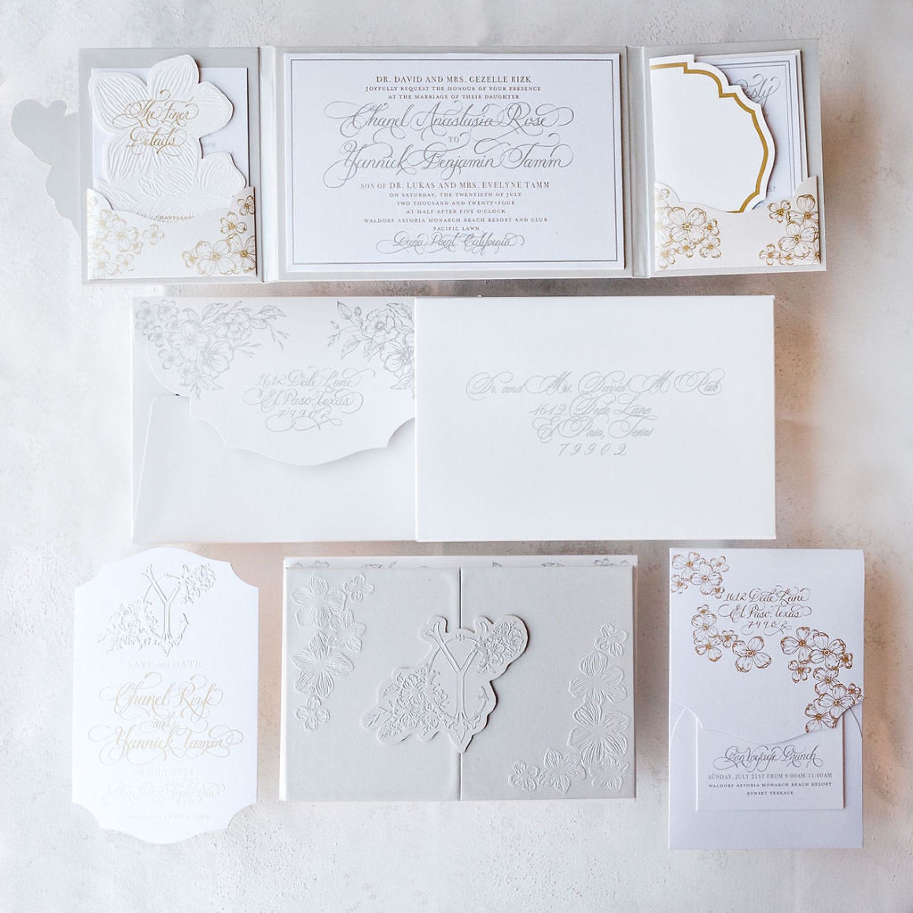 A Grand Staircase and a Love That Moved Mountains: Chanel &amp; Yannick’s Wedding at Waldorf Astoria Monarch Beach Resort photo