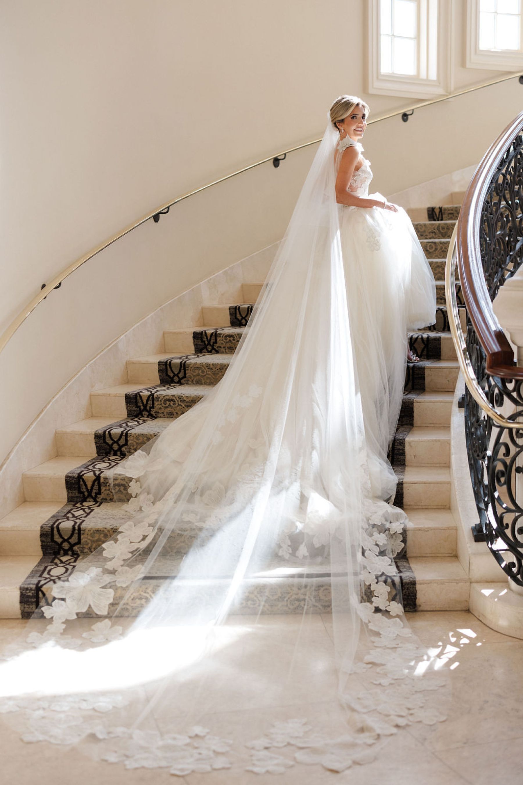 A Grand Staircase and a Love That Moved Mountains: Chanel &amp; Yannick’s Wedding at Waldorf Astoria Monarch Beach Resort photo