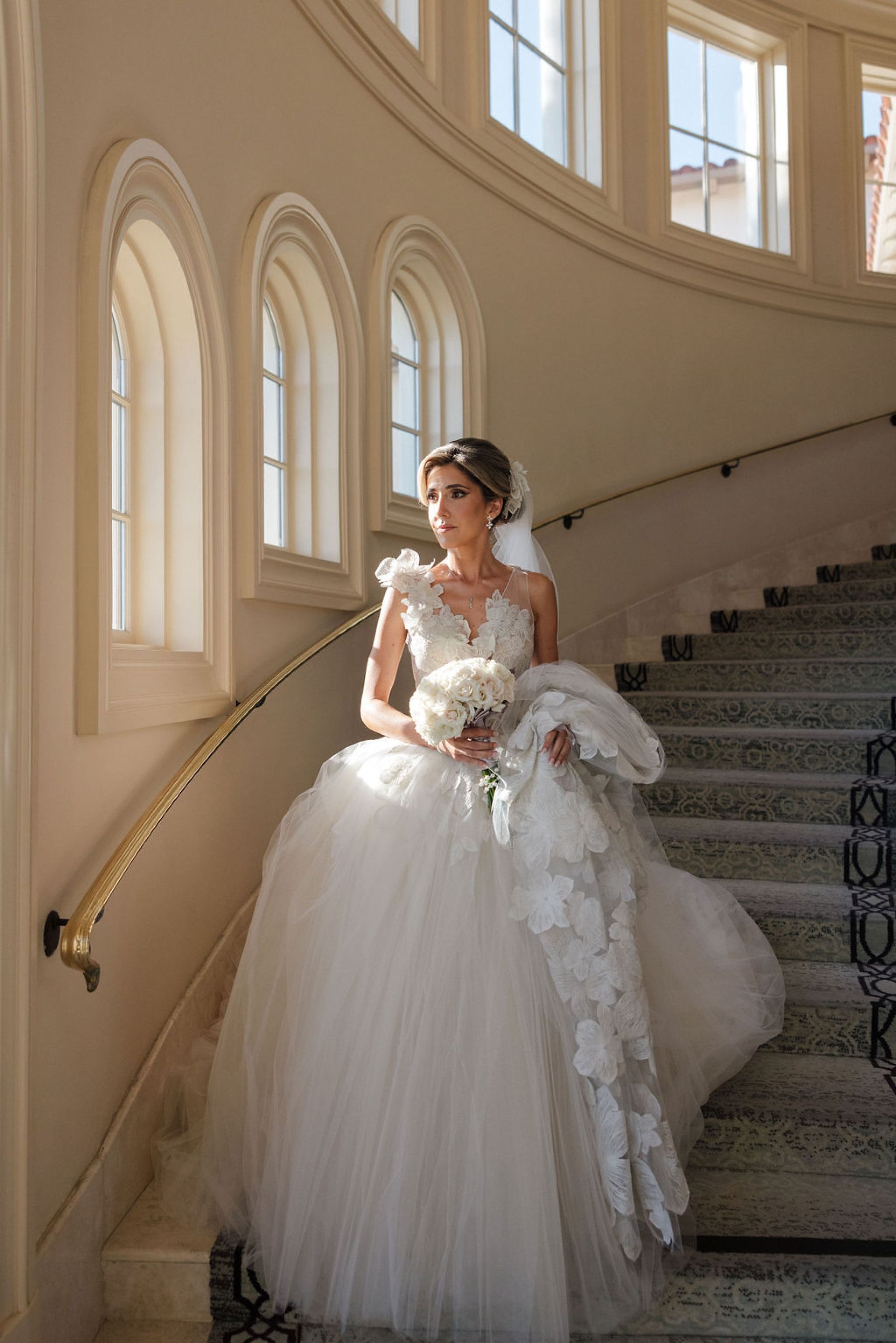 A Grand Staircase and a Love That Moved Mountains: Chanel &amp; Yannick’s Wedding at Waldorf Astoria Monarch Beach Resort photo