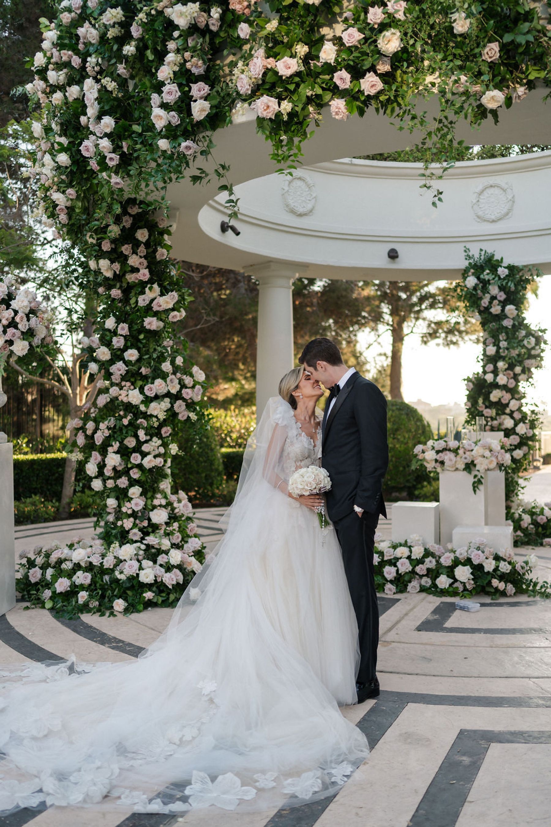 A Grand Staircase and a Love That Moved Mountains: Chanel &amp; Yannick’s Wedding at Waldorf Astoria Monarch Beach Resort photo