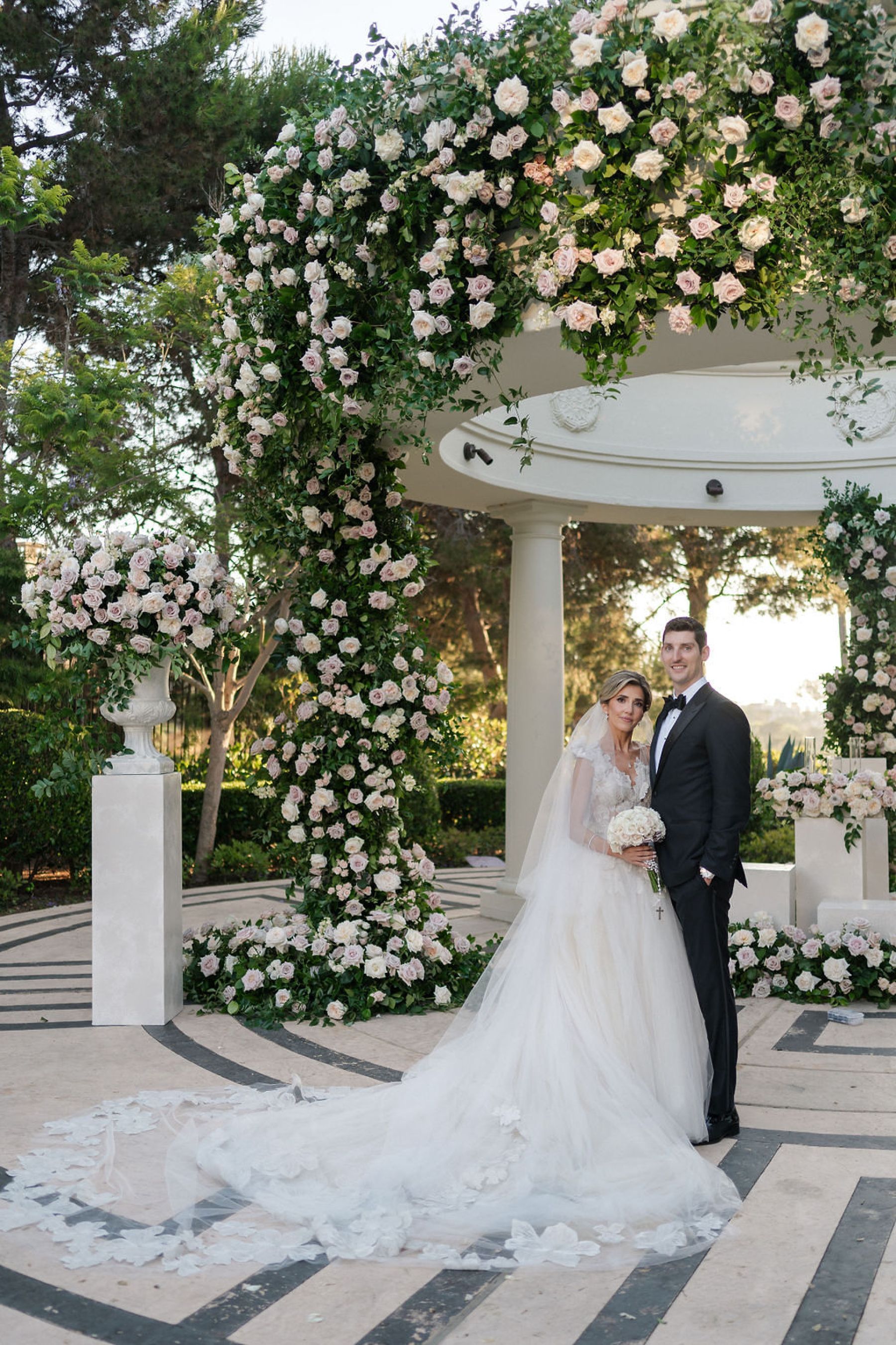 A Grand Staircase and a Love That Moved Mountains: Chanel &amp; Yannick’s Wedding at Waldorf Astoria Monarch Beach Resort photo