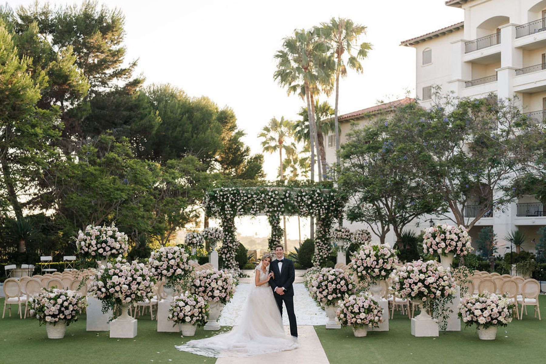 A Grand Staircase and a Love That Moved Mountains: Chanel &amp; Yannick’s Wedding at Waldorf Astoria Monarch Beach Resort photo