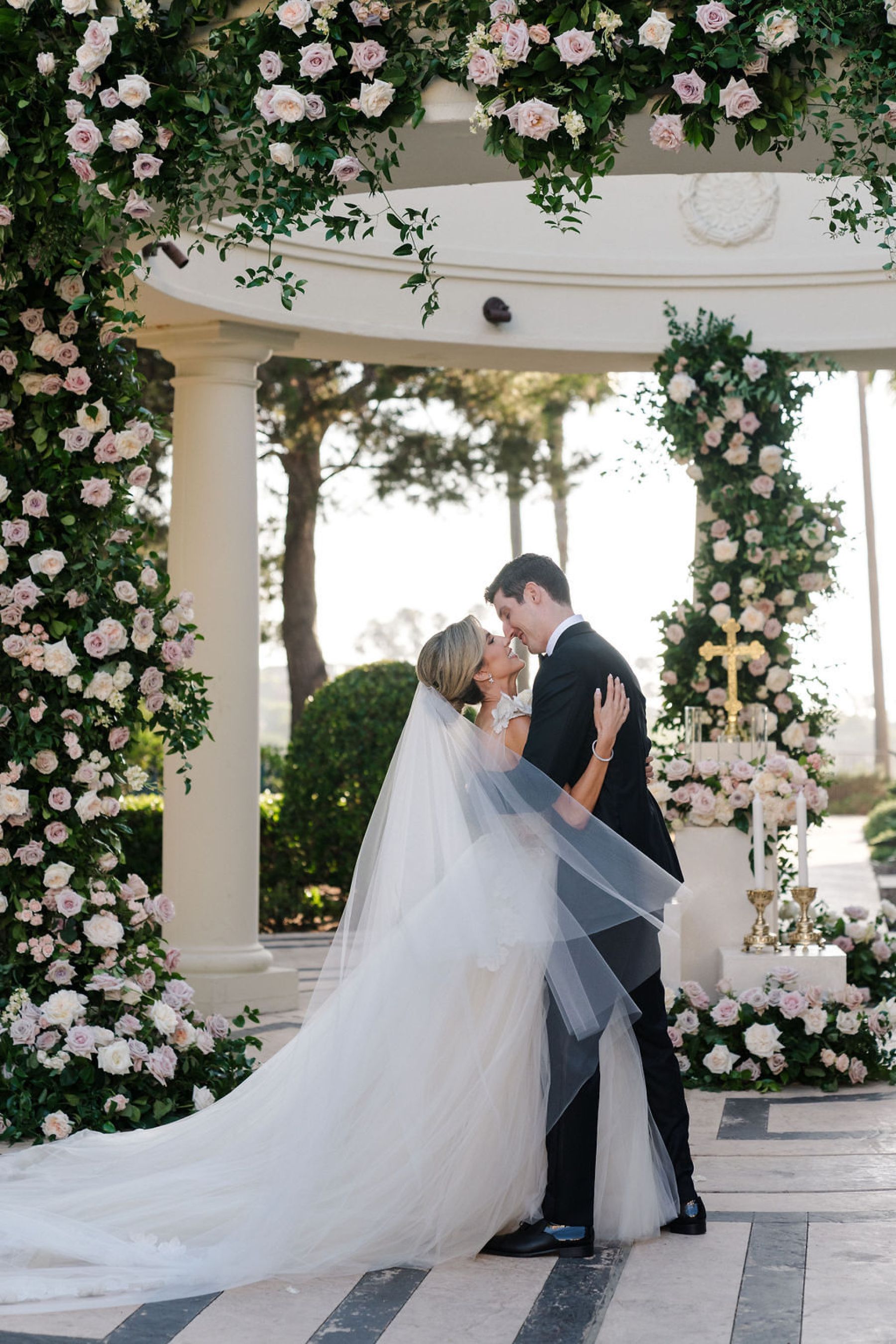 A Grand Staircase and a Love That Moved Mountains: Chanel &amp; Yannick’s Wedding at Waldorf Astoria Monarch Beach Resort photo