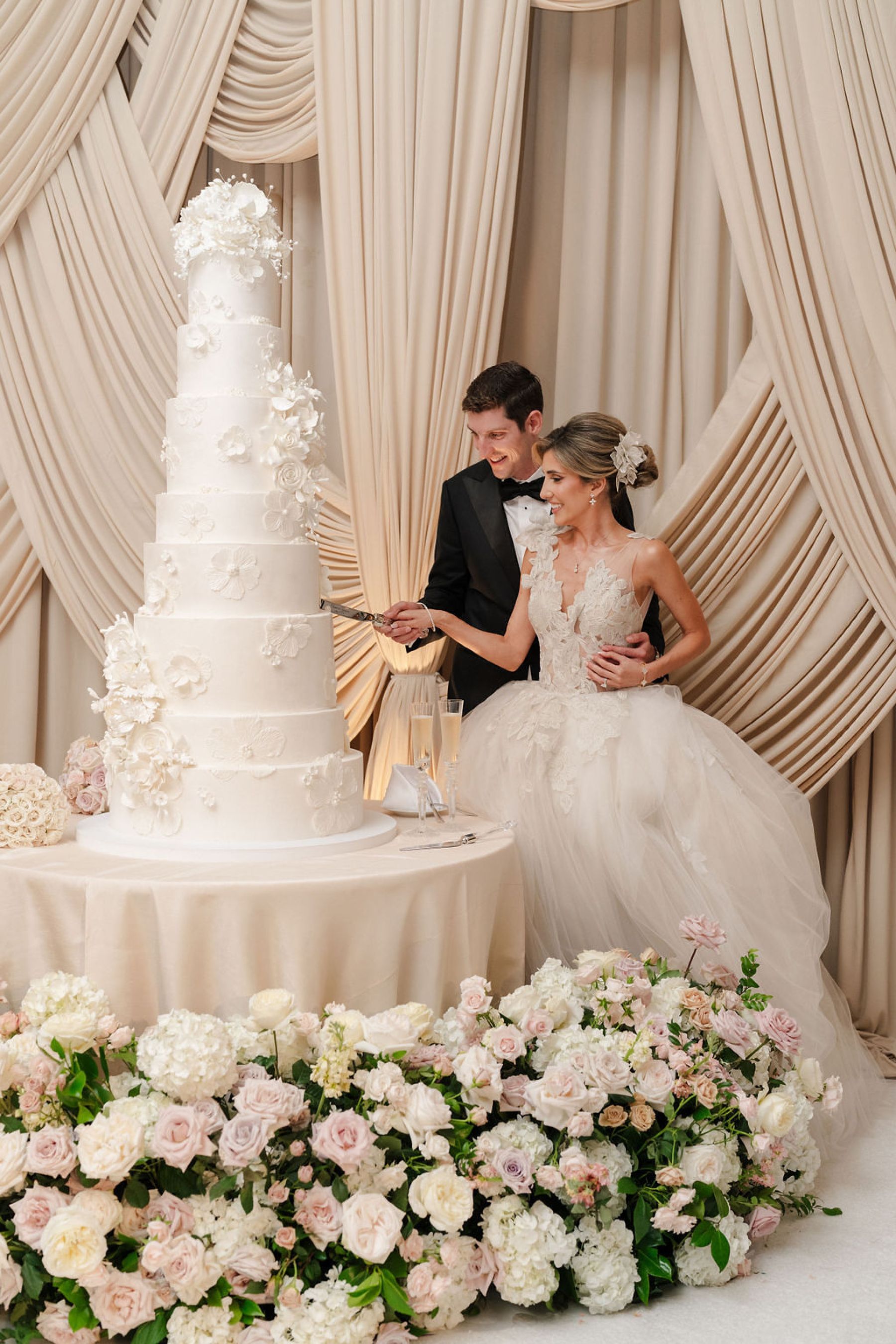 A Grand Staircase and a Love That Moved Mountains: Chanel &amp; Yannick’s Wedding at Waldorf Astoria Monarch Beach Resort photo