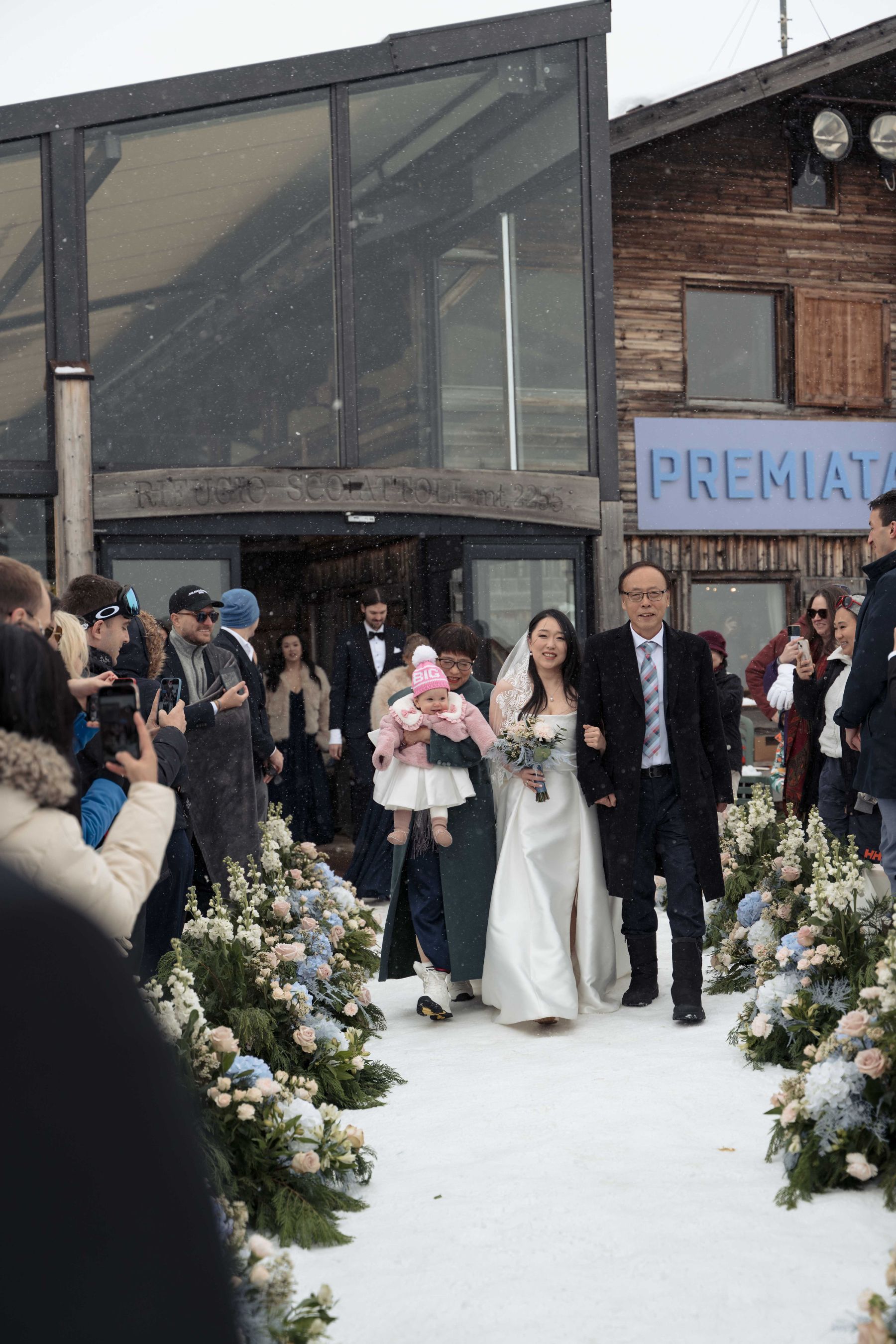 Tracy &amp; Ryan’s Winter Olympic-Inspired Wedding in Cortina d’Ampezzo, Italy photo