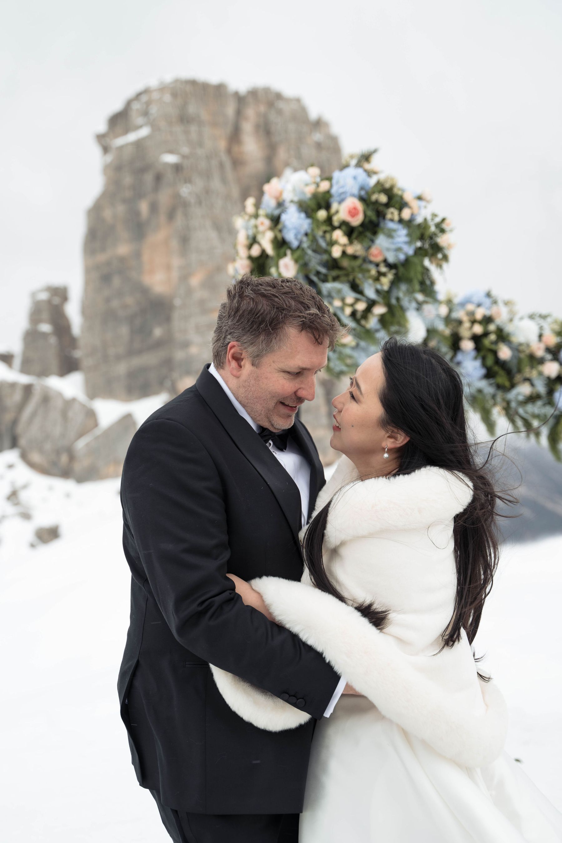 Tracy &amp; Ryan’s Winter Olympic-Inspired Wedding in Cortina d’Ampezzo, Italy photo