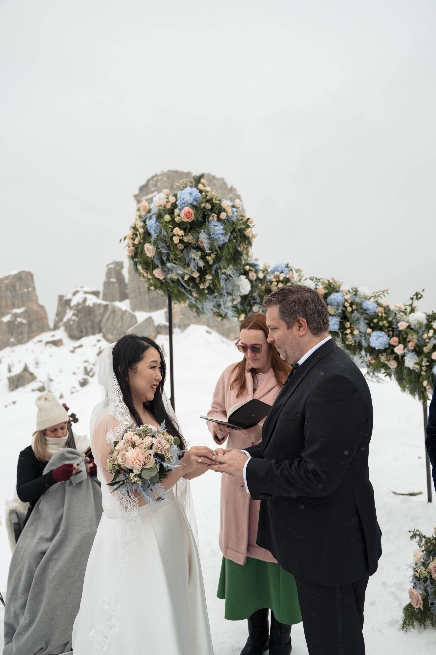 Tracy &amp; Ryan’s Winter Olympic-Inspired Wedding in Cortina d’Ampezzo, Italy photo