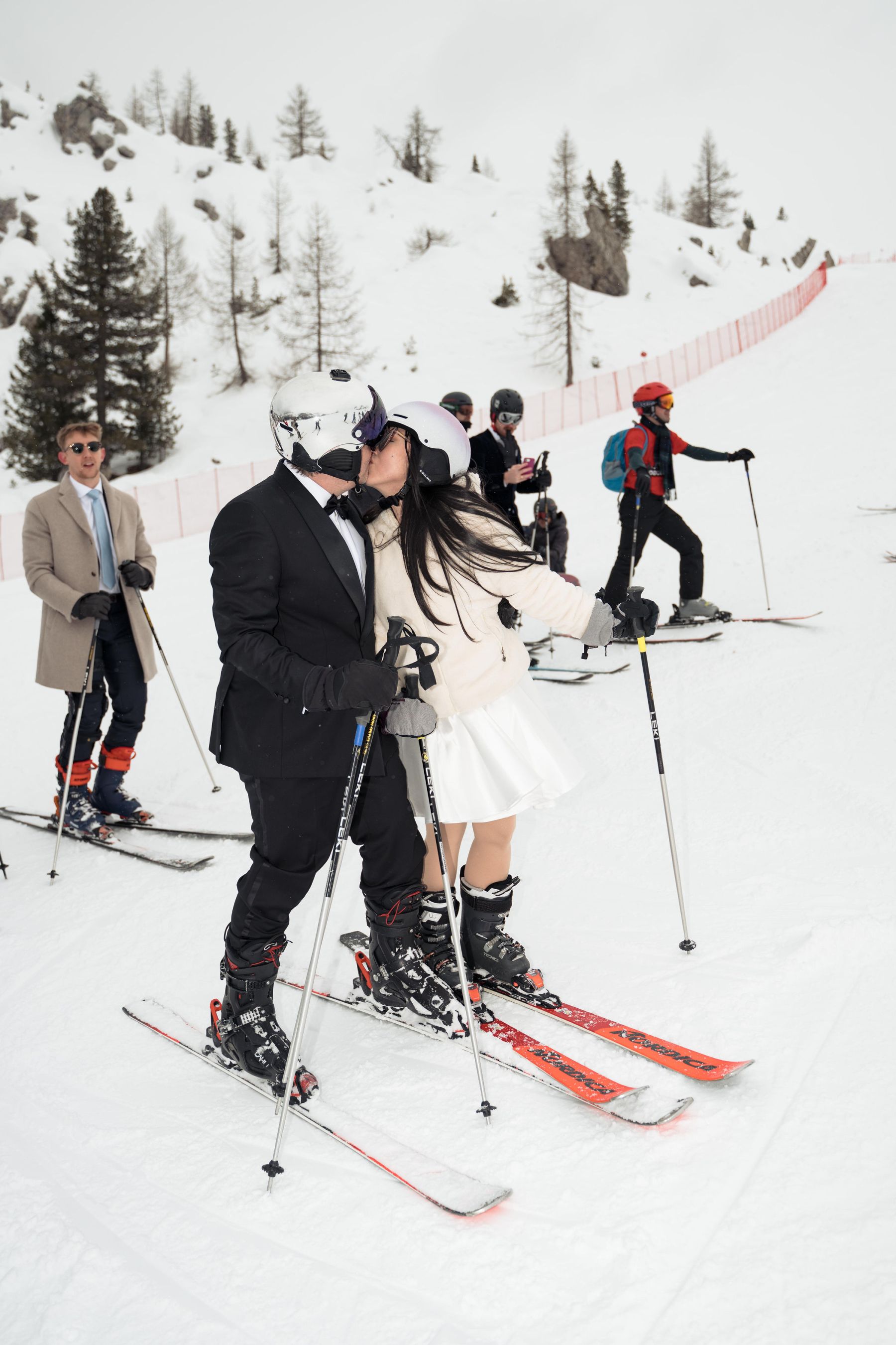 Tracy &amp; Ryan’s Winter Olympic-Inspired Wedding in Cortina d’Ampezzo, Italy photo