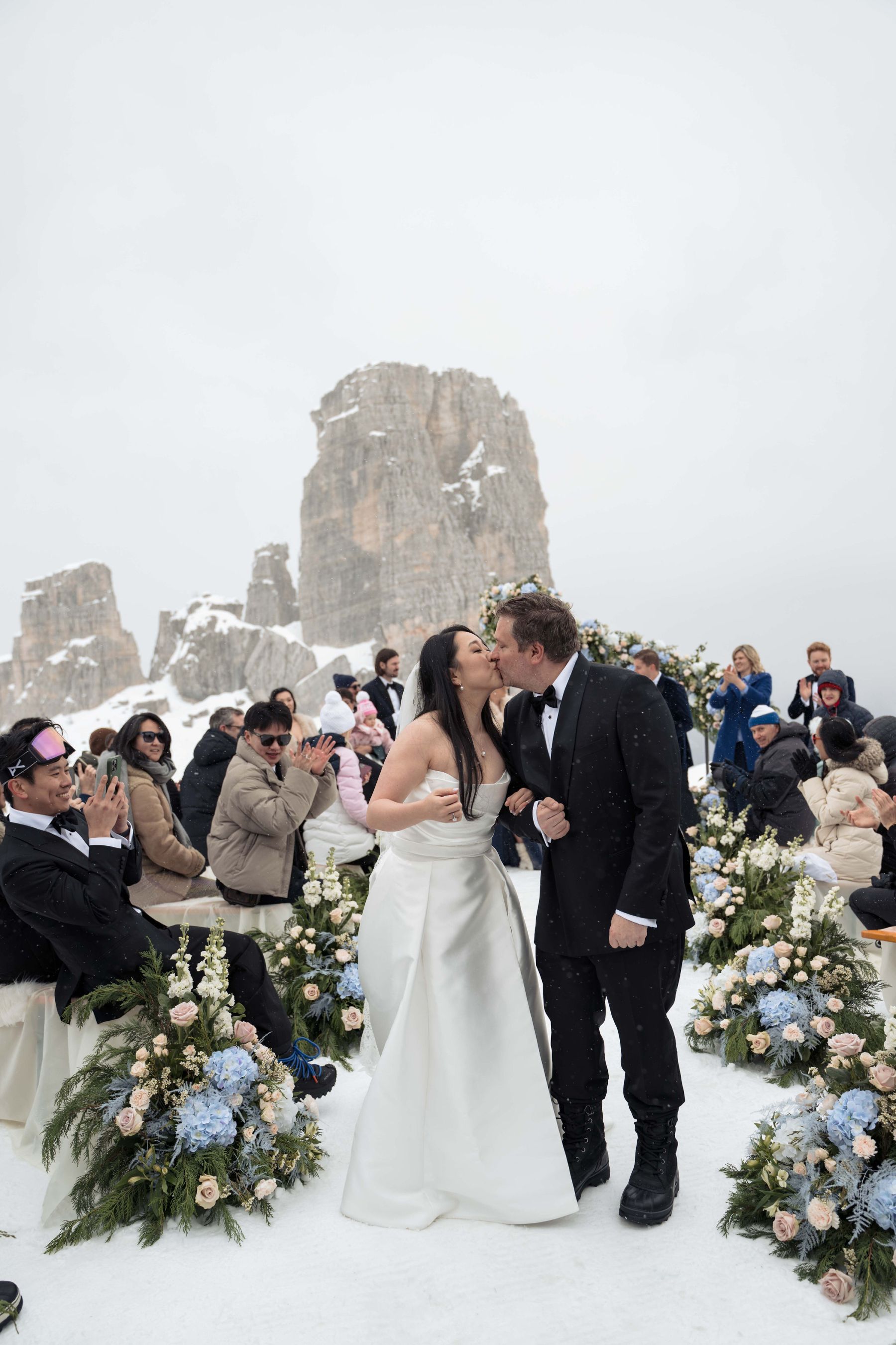 Tracy &amp; Ryan’s Winter Olympic-Inspired Wedding in Cortina d’Ampezzo, Italy photo