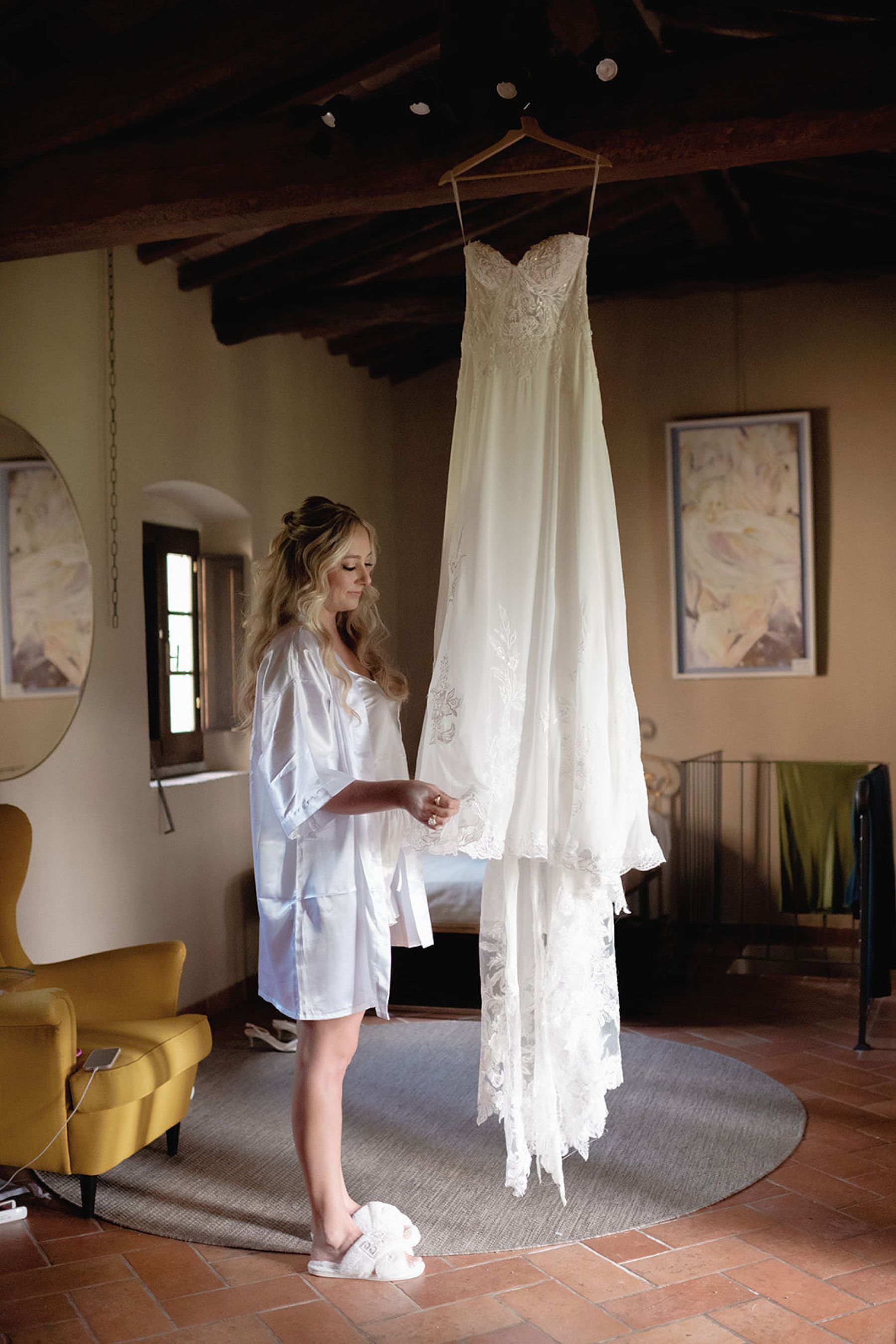 Kelli &amp; Steele's Romantic Tuscan Castle Wedding at Castello del Trebbio photo